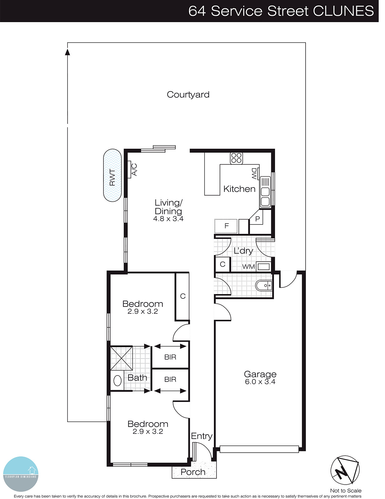 64 Service Street, Clunes VIC 3370 - Floorplan