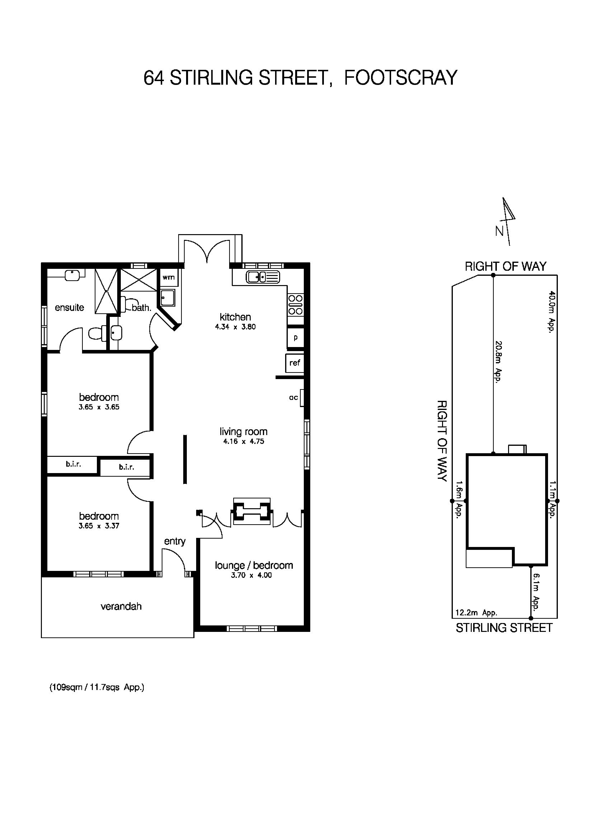 64 Stirling Street, FOOTSCRAY VIC 3011 - Floorplan