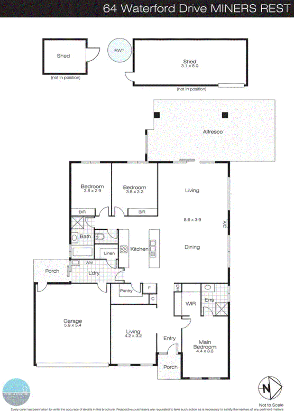 64 Waterford Drive, Miners Rest VIC 3352 - Floorplan