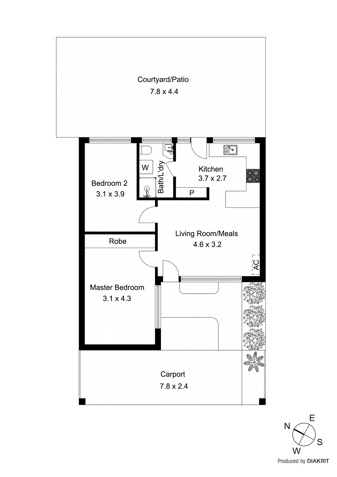 6/41 Sherwood Avenue, Chelsea VIC 3196 - Floorplan