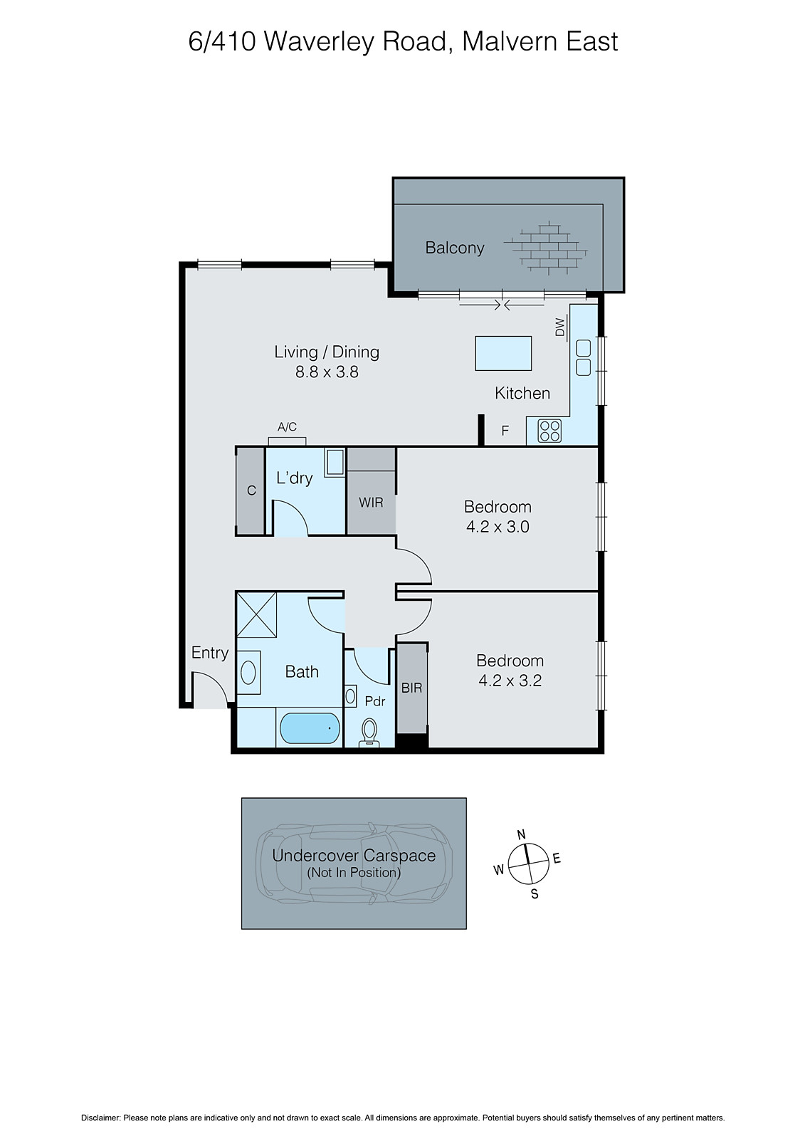 6/410 Waverley Road, Malvern East VIC 3145 - Floorplan
