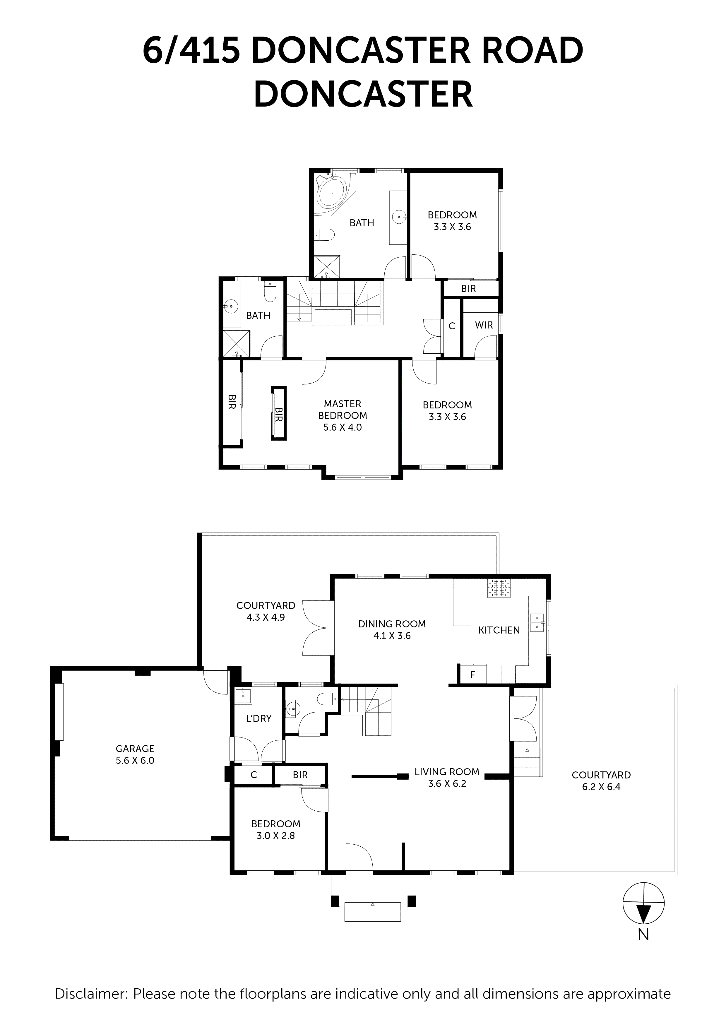 6/415 Doncaster Road, Doncaster VIC 3108 - Floorplan