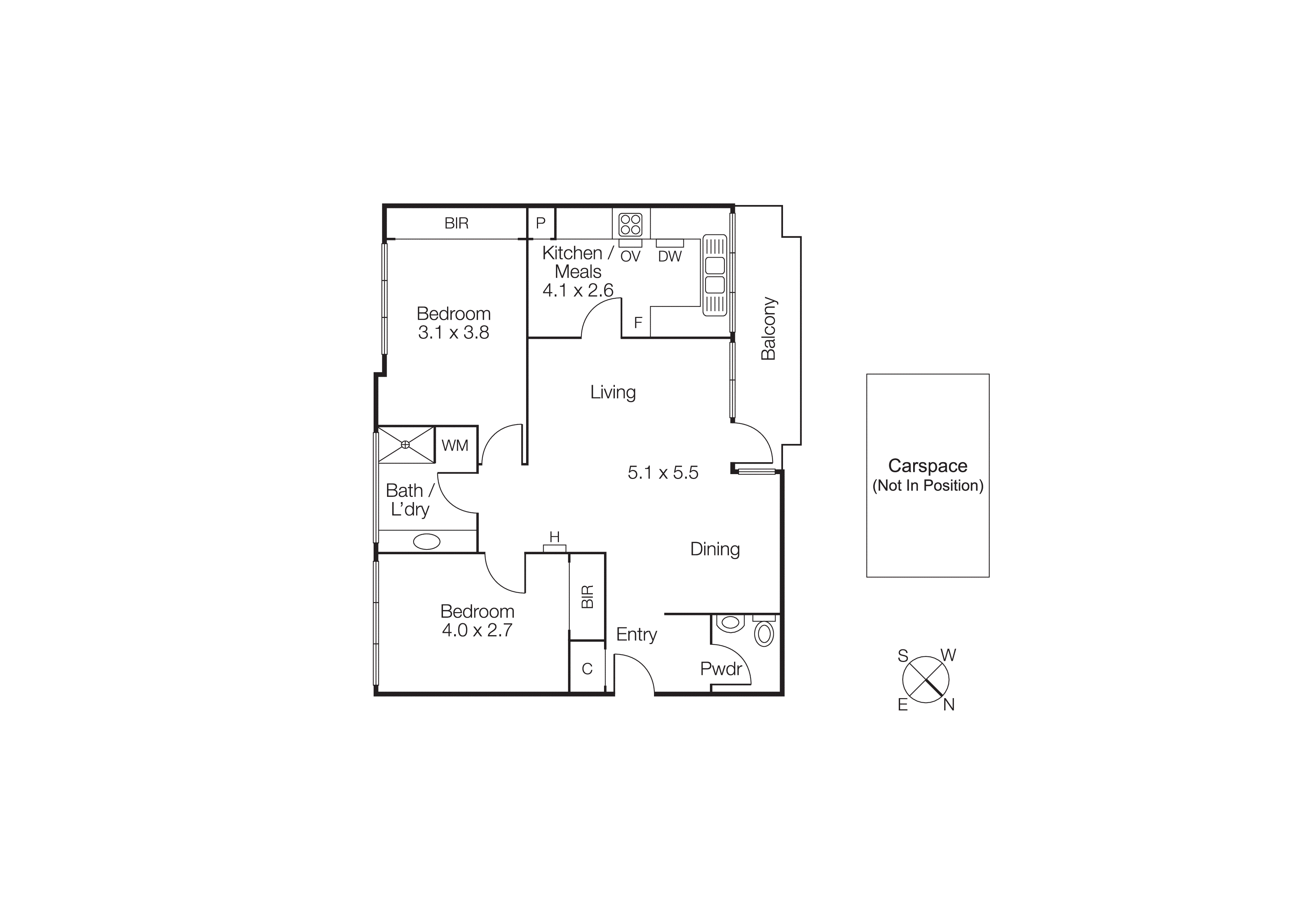 6/43 Park Street, St Kilda West VIC 3182 - Floorplan