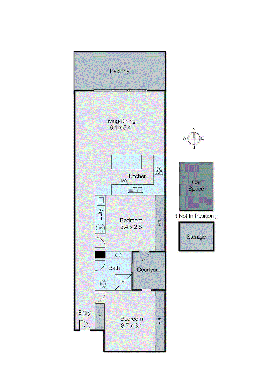 6/487 Highett Road, Highett VIC 3190 - Floorplan