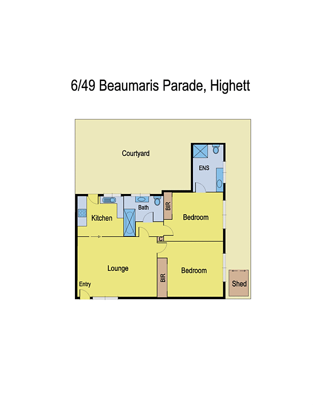 6/49 Beaumaris Parade, Highett VIC 3190 - Floorplan