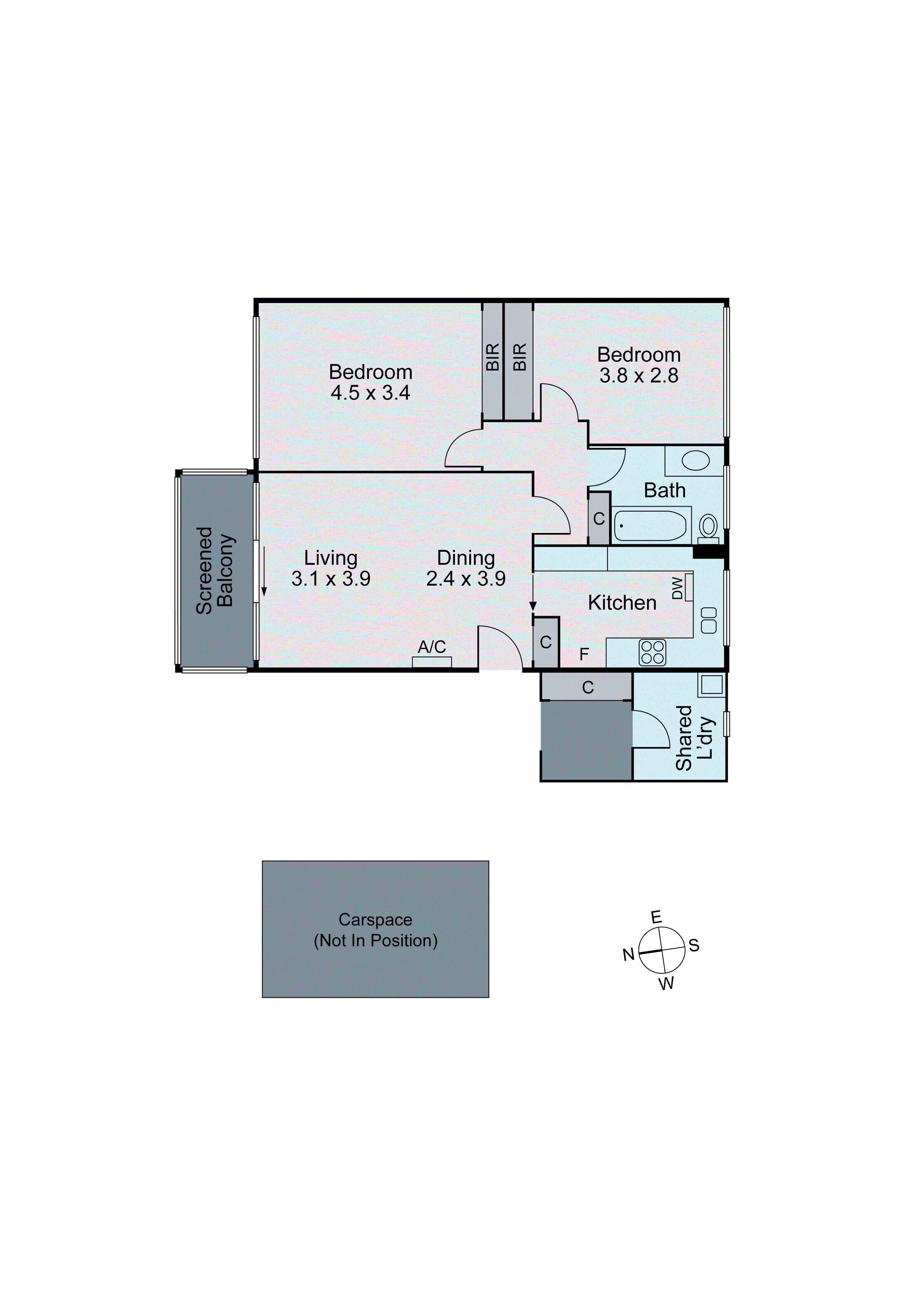 6/492 Glenferrie Road, Hawthorn VIC 3122 - Floorplan
