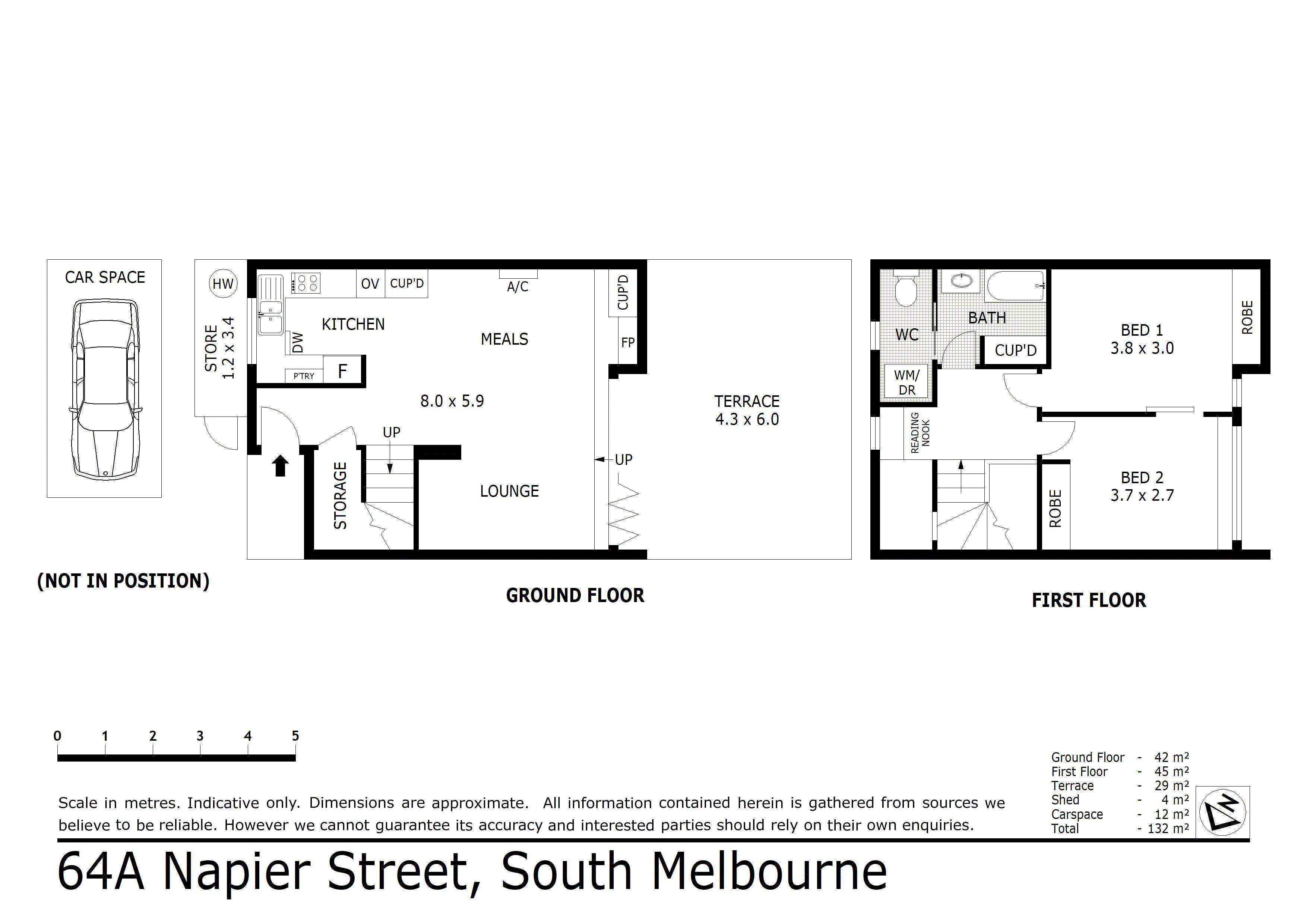 64A Napier Street, SOUTH MELBOURNE VIC 3205 - Floorplan