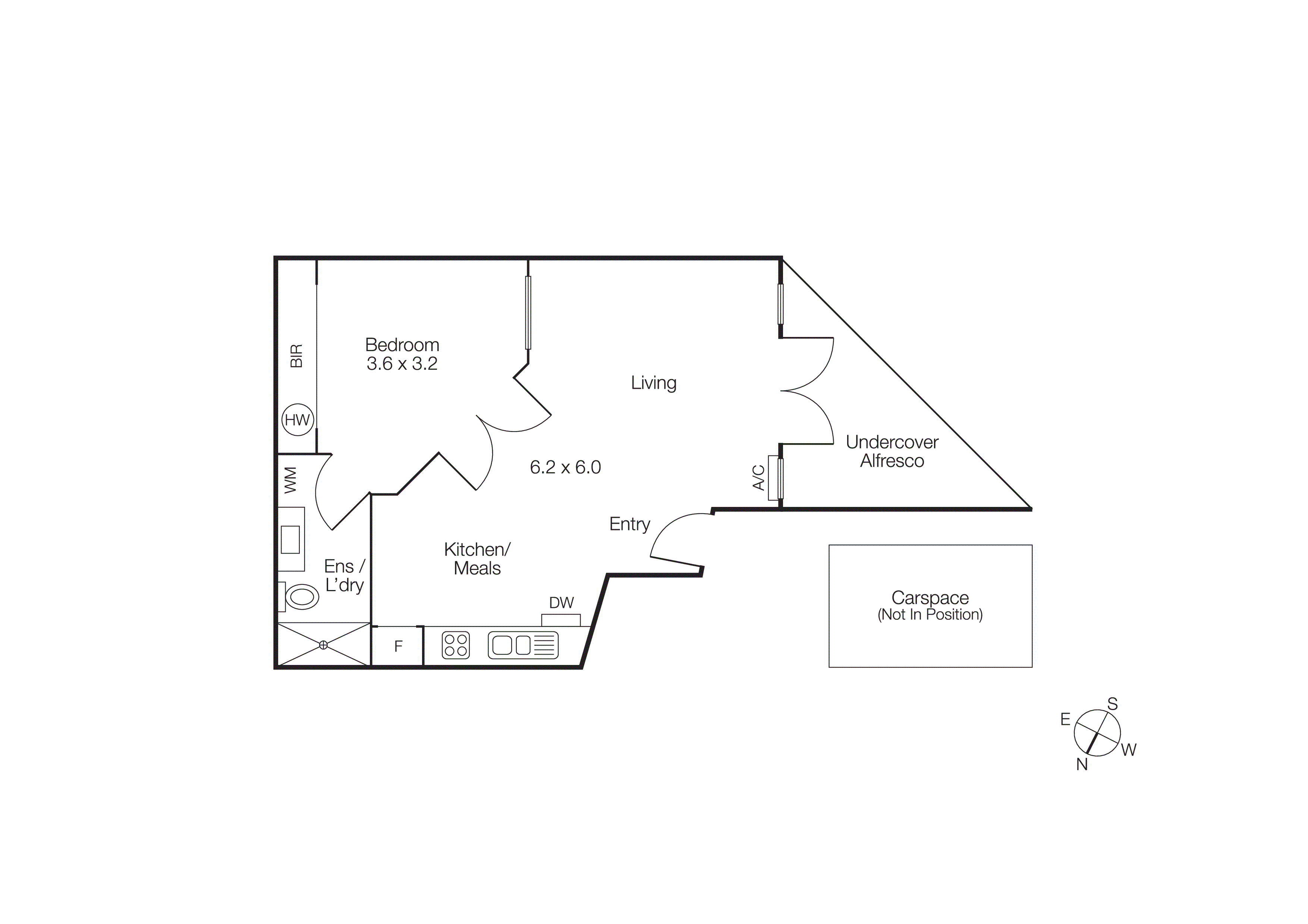 6/5 Dickens Street, Elwood VIC 3184 - Floorplan