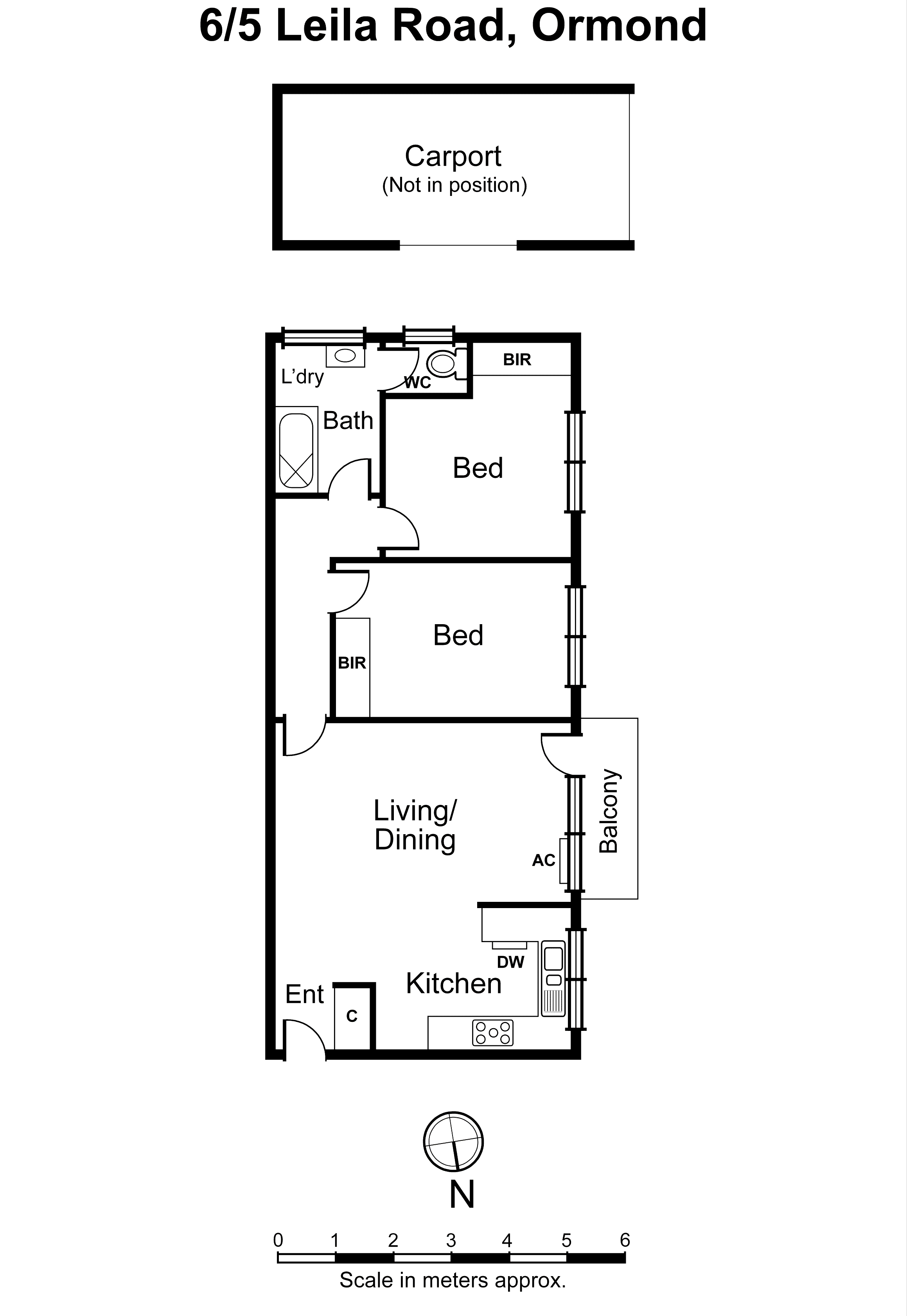 6/5 Leila Road, Ormond VIC 3204 - Floorplan