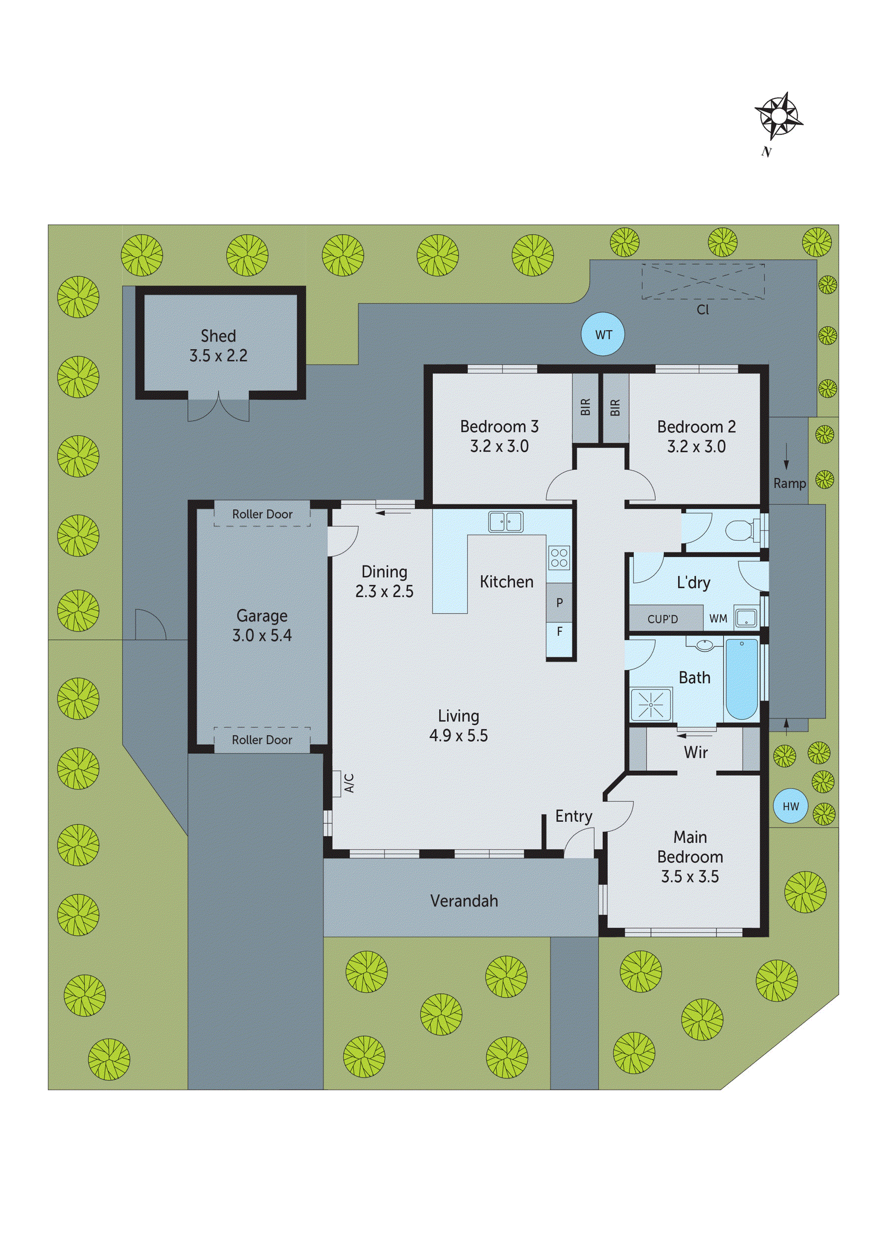 65 Narawi Avenue, Clifton Springs VIC 3222 - Floorplan