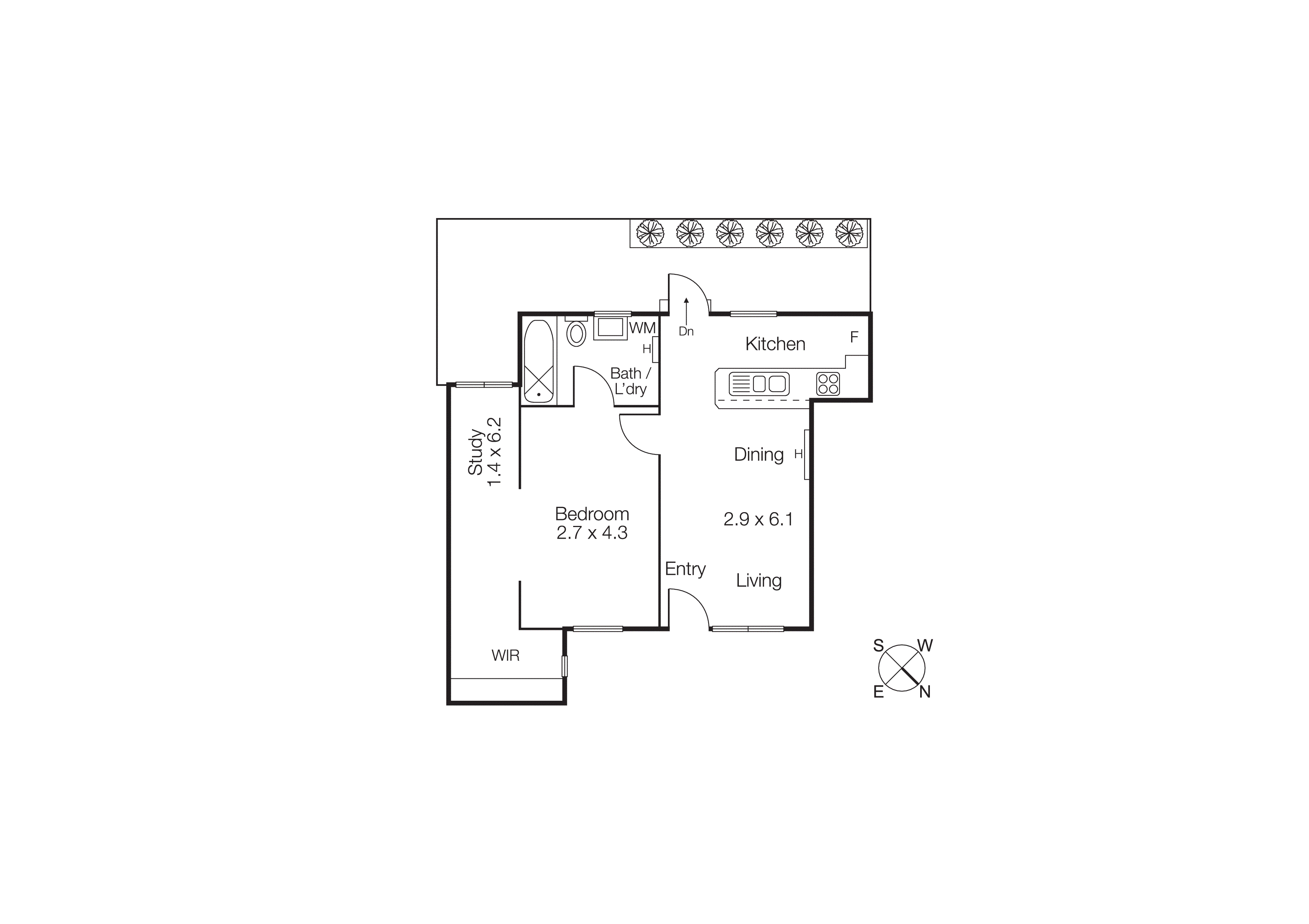 6/50 Fitzroy Street, St Kilda VIC 3182 - Floorplan