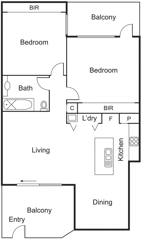 6/520 Hampton Street, Hampton VIC 3188 - Floorplan