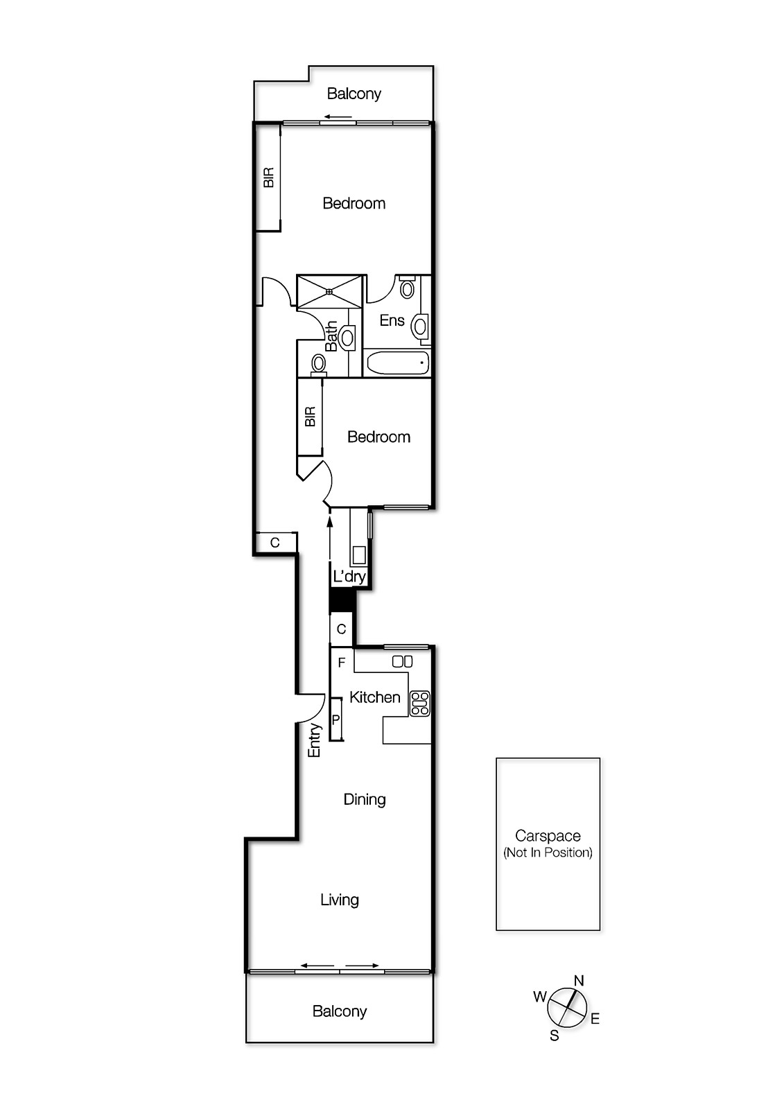6/53 Johnston Street, Port Melbourne VIC 3207 - Floorplan