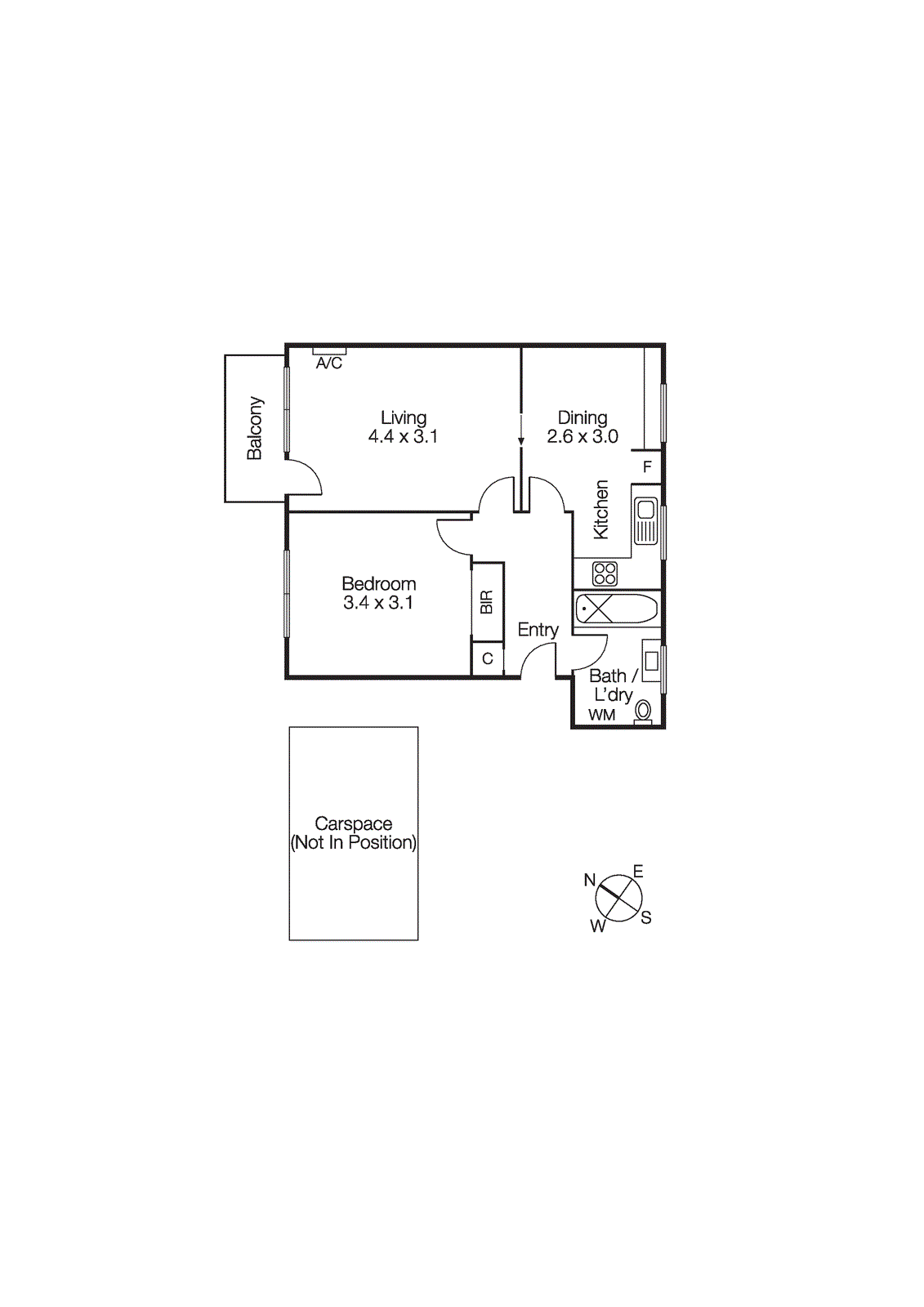6/54 Tennyson Street, Elwood VIC 3184 - Floorplan