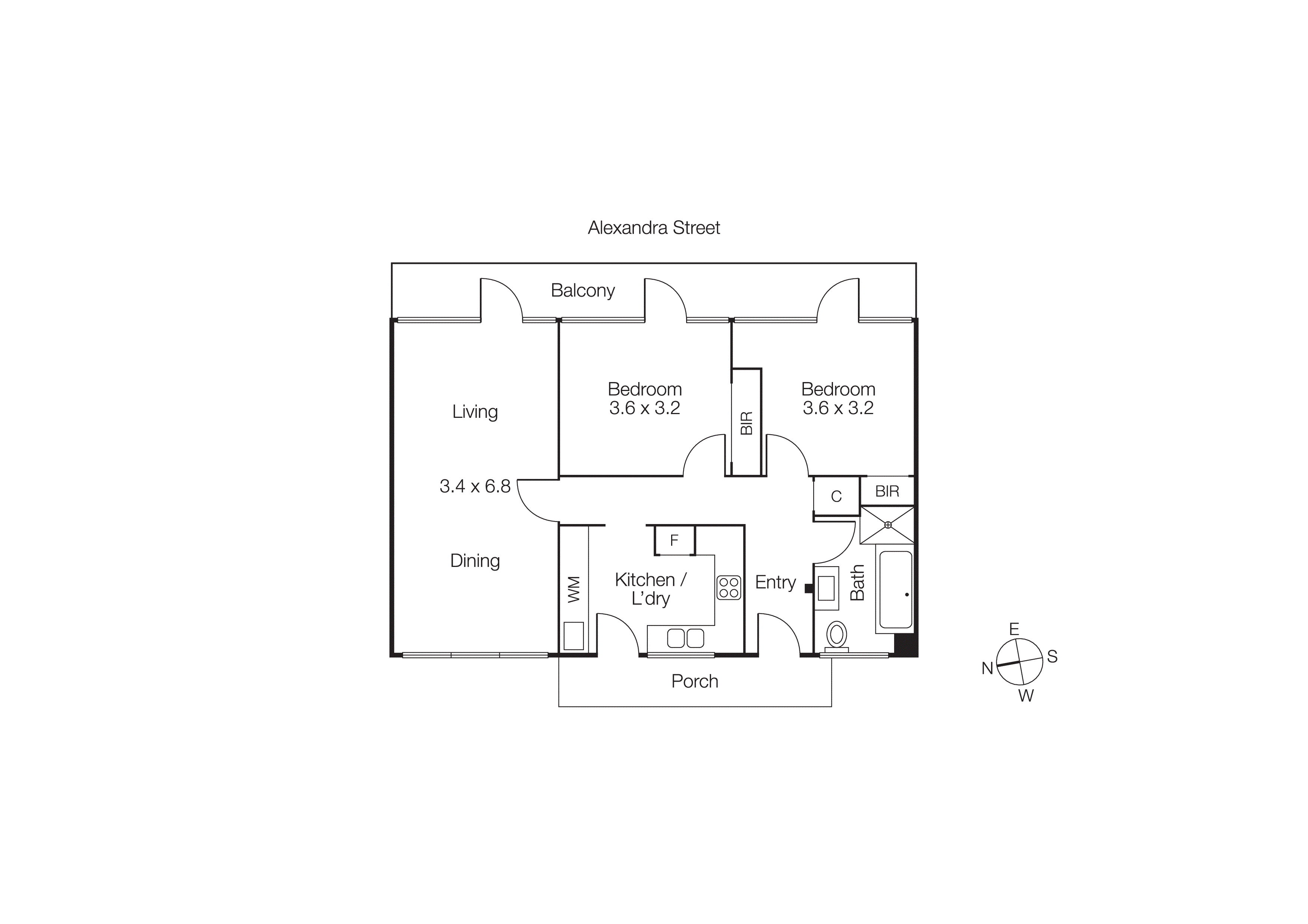 6/55 Alexandra Street, St Kilda East VIC 3183 - Floorplan