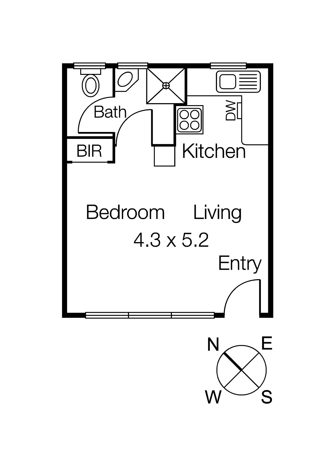 6/55 Jackson Street, St Kilda VIC 3182 - Floorplan