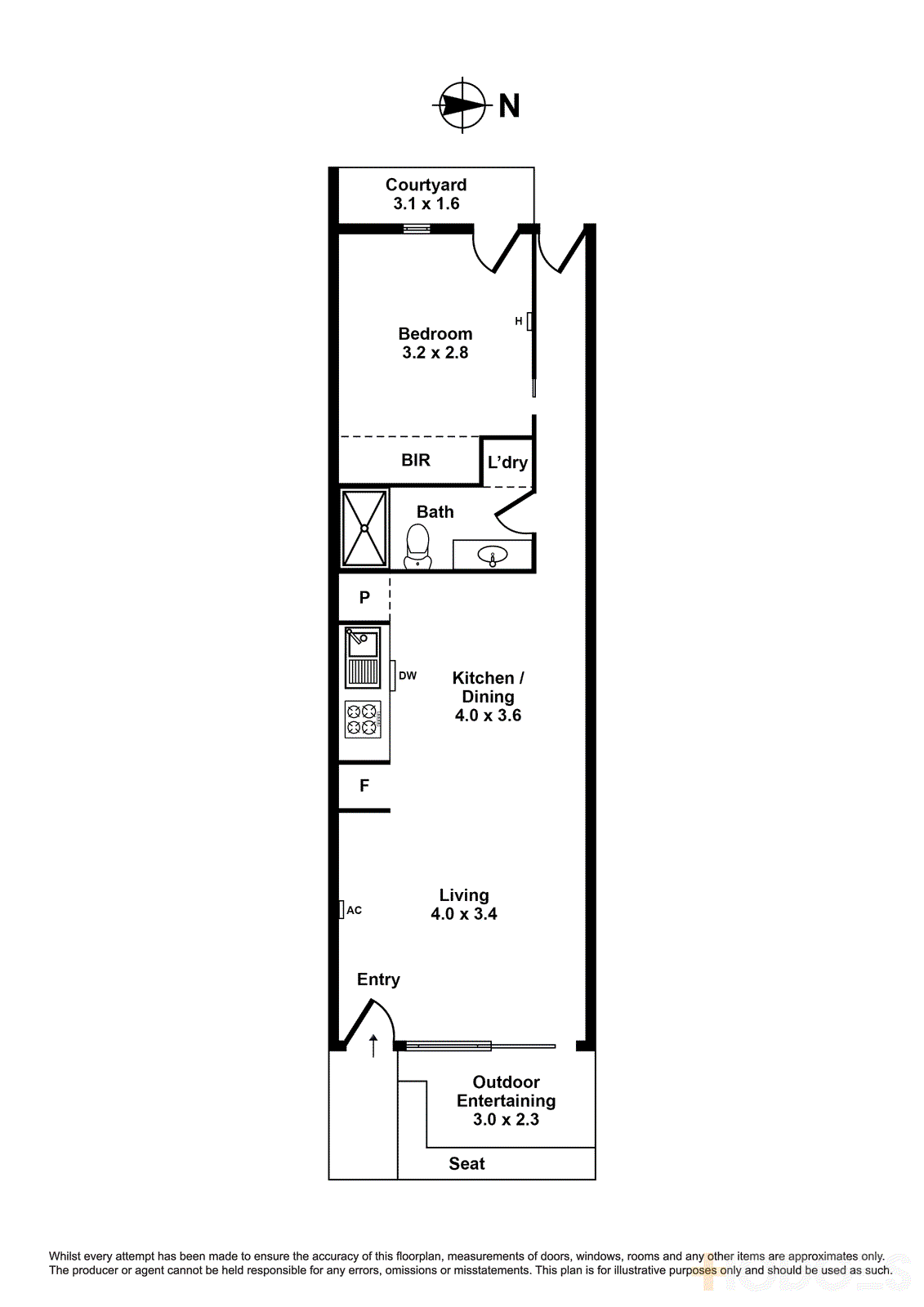 6/58 Ballarat Street, Yarraville VIC 3013 - Floorplan