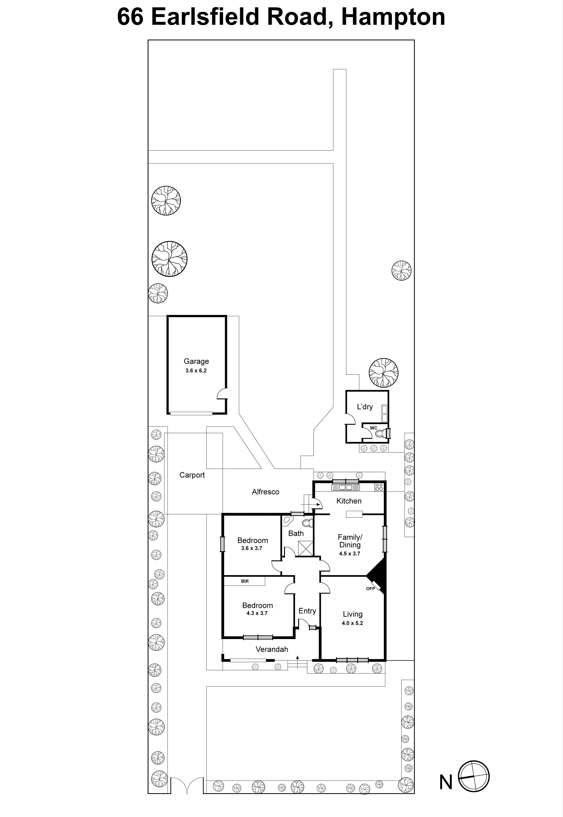 66 Earlsfield Road, Hampton VIC 3188 - Floorplan
