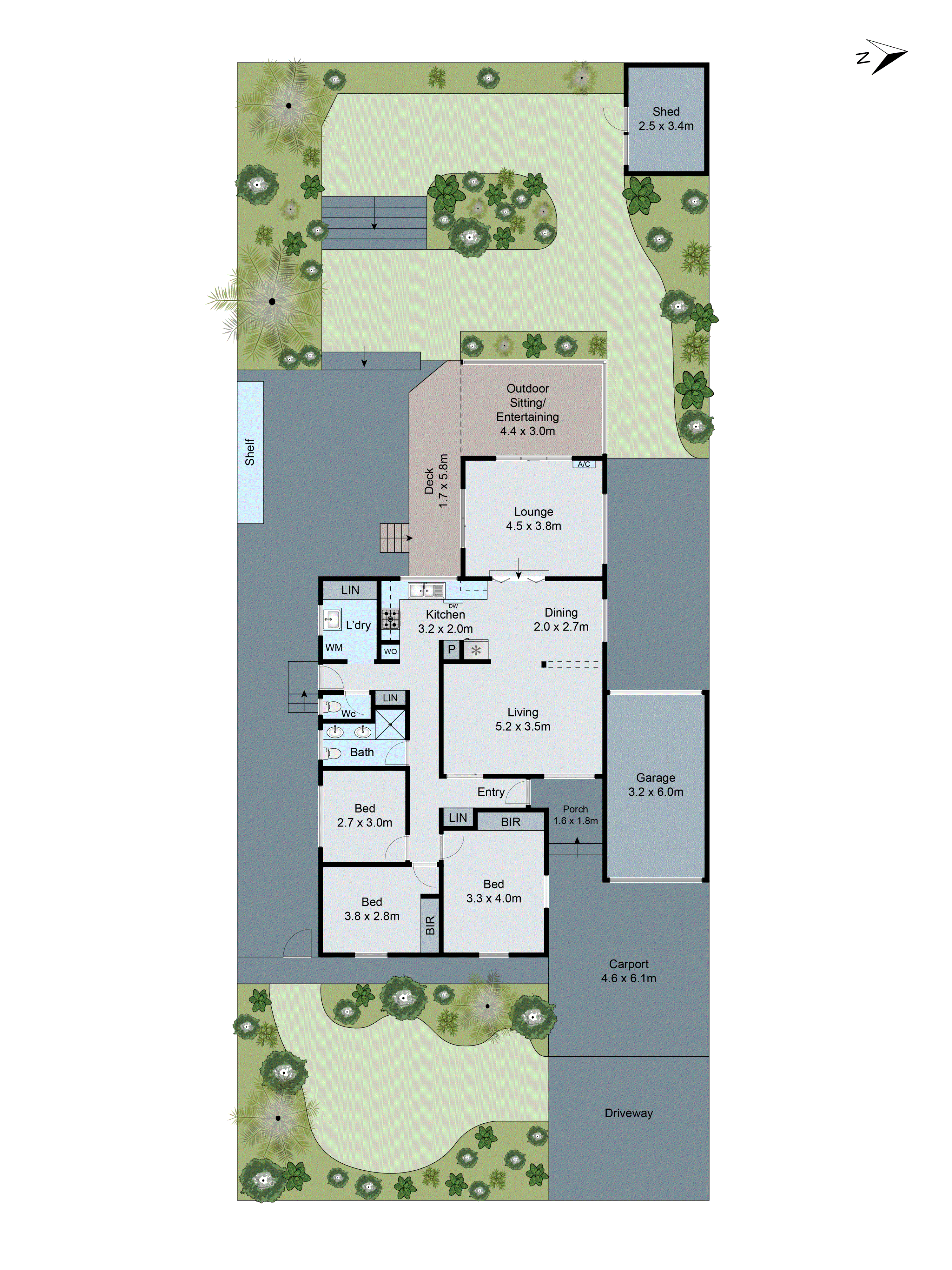 66 Graylea Avenue, Herne Hill VIC 3218 - Floorplan
