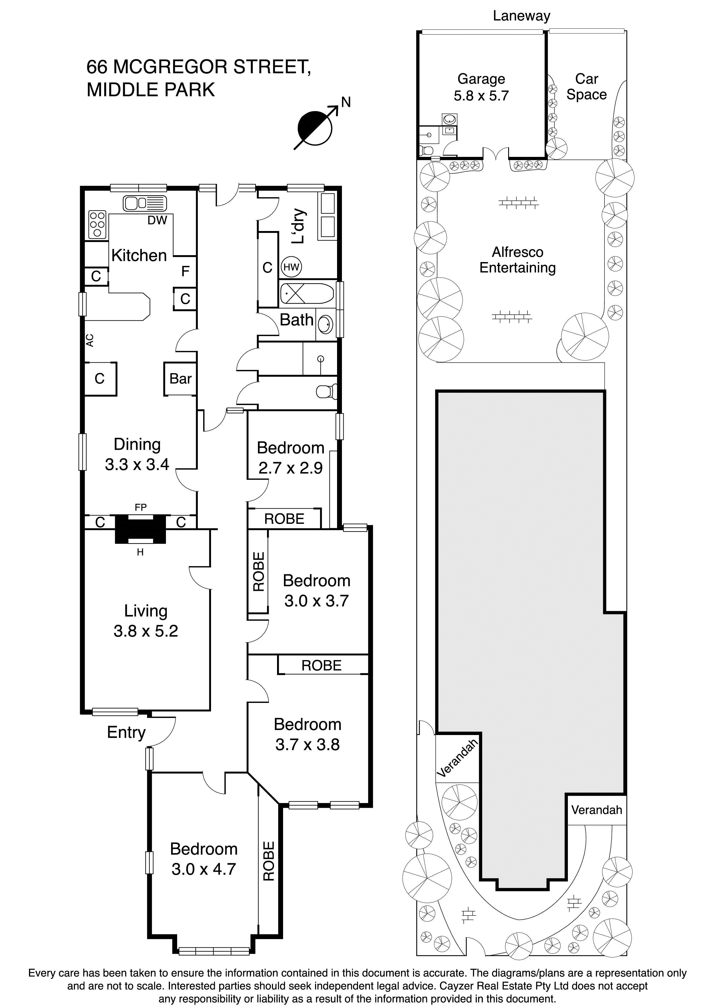 66 McGregor Street, MIDDLE PARK VIC 3206 - Floorplan