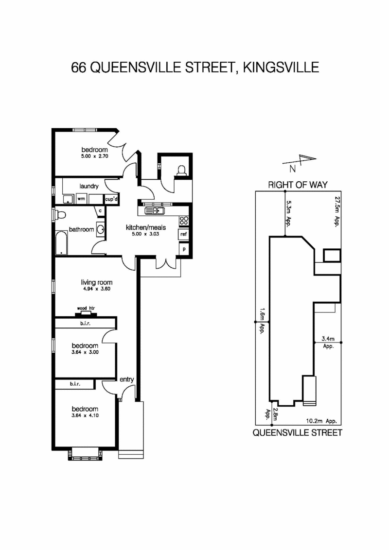66 Queensville Street, KINGSVILLE VIC 3012 - Floorplan