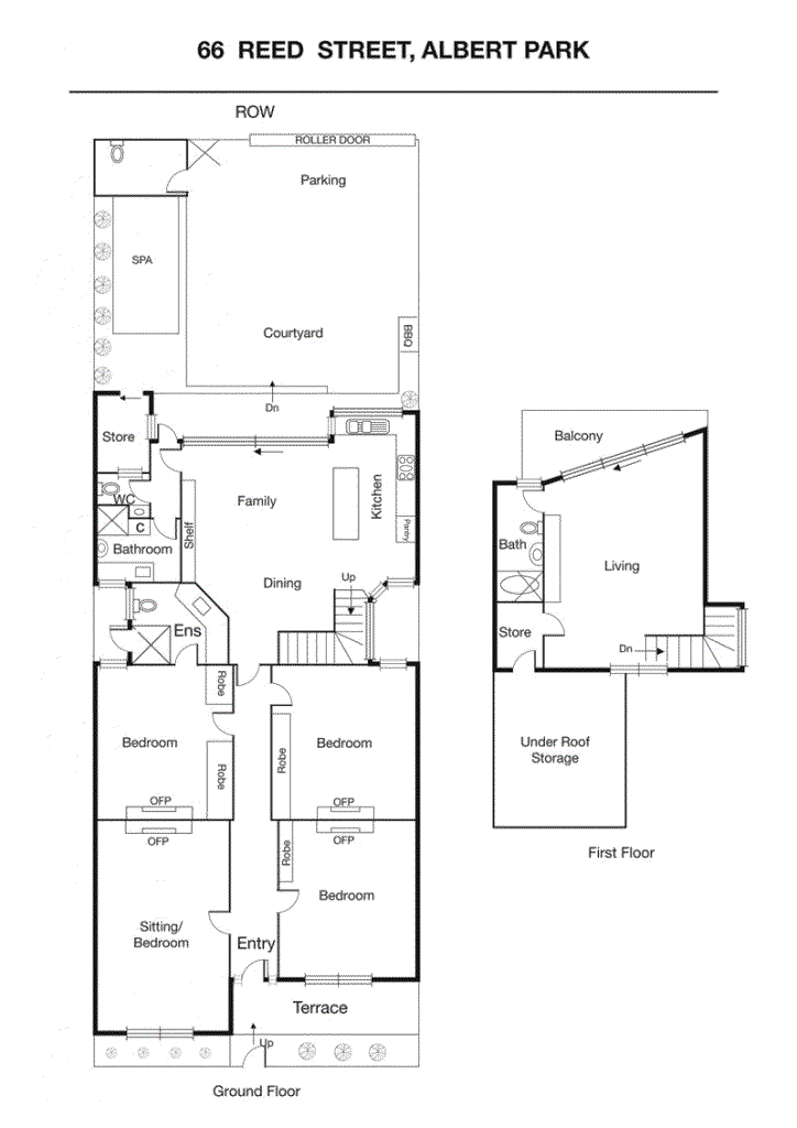 66 Reed Street, ALBERT PARK VIC 3206 - Floorplan
