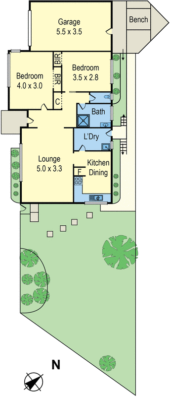 6, 6/14-16 Warrigal Road, Parkdale VIC 3195 - Floorplan
