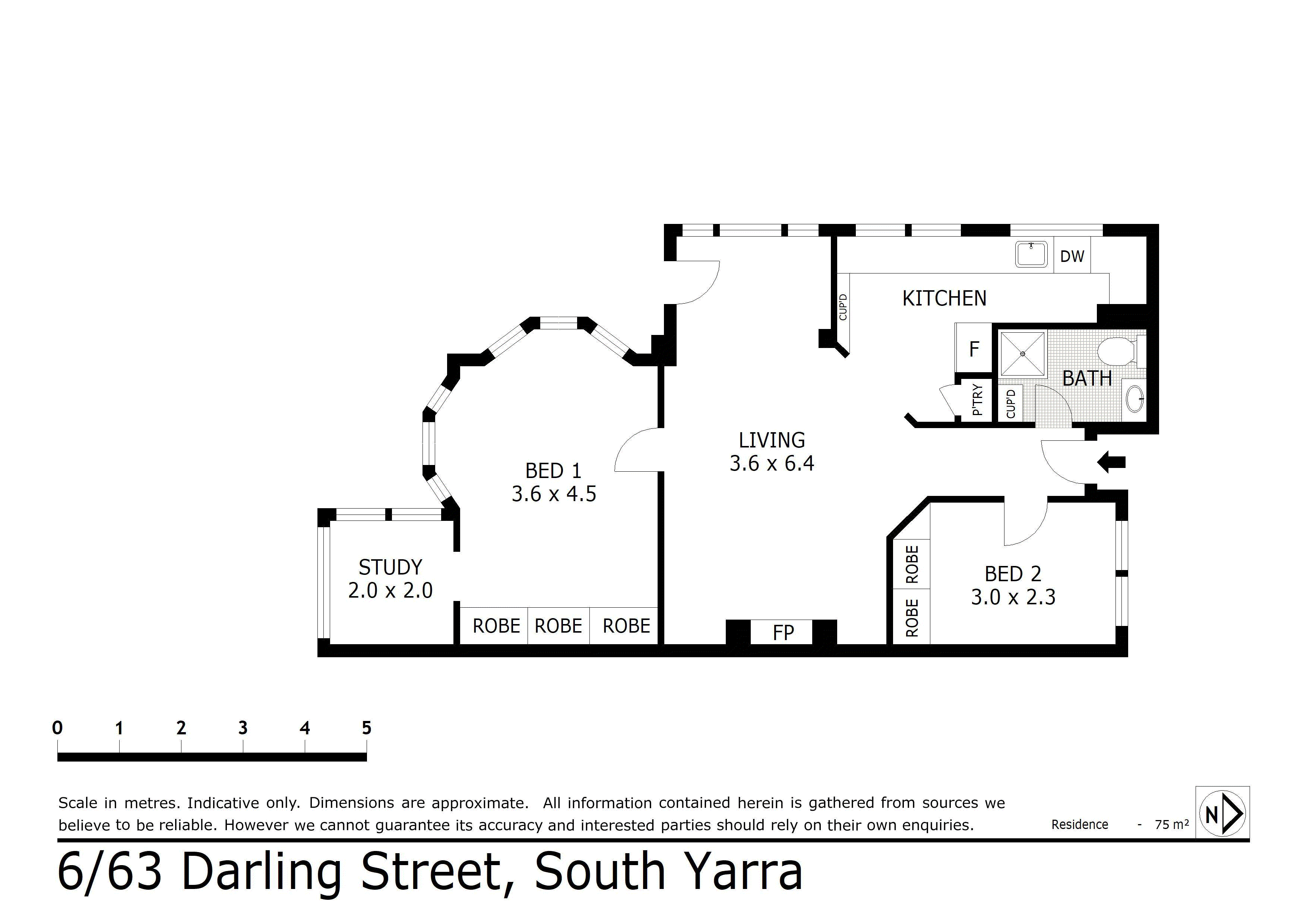 6/63 Darling Street, SOUTH YARRA VIC 3141 - Floorplan