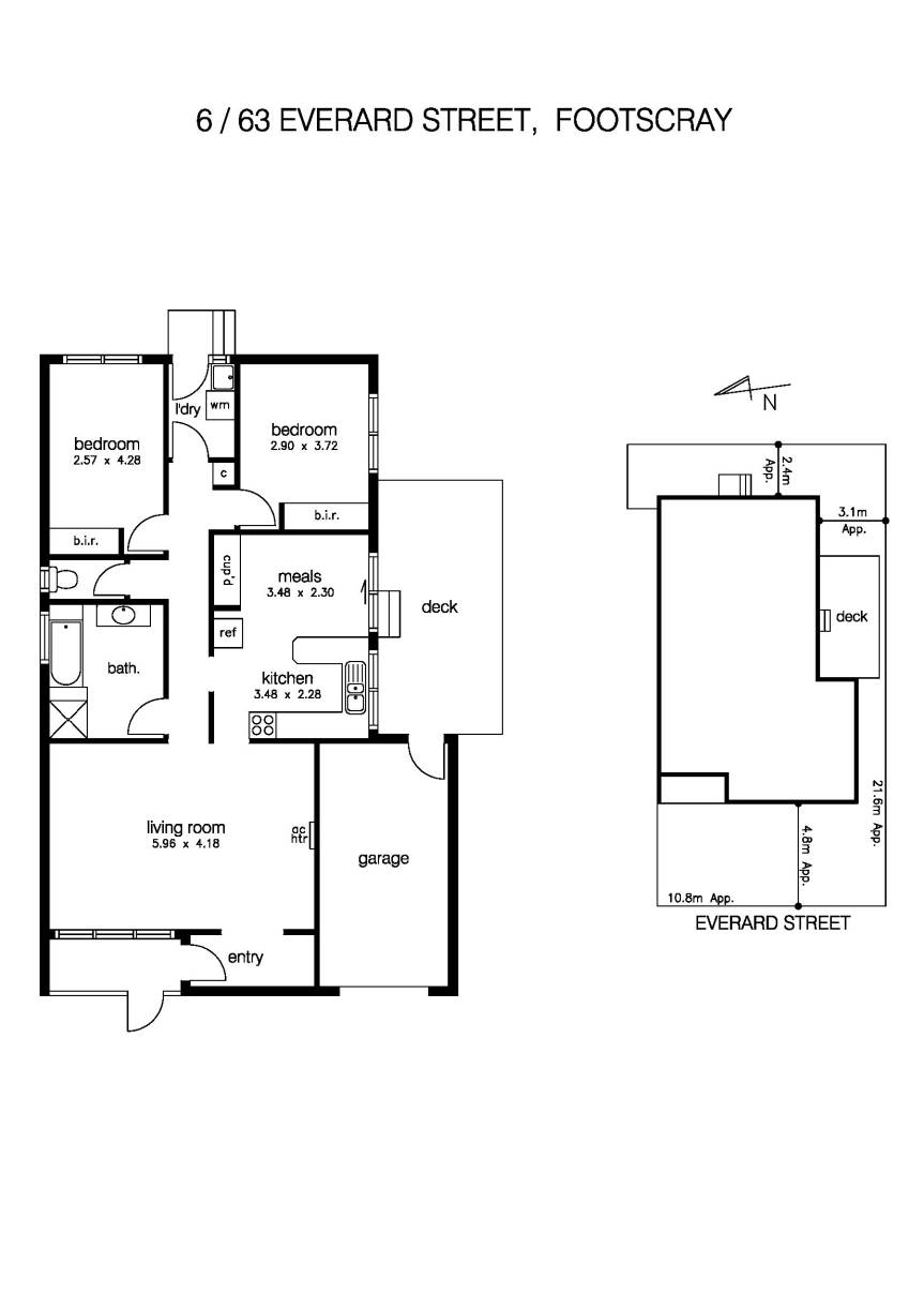 6/63 Everard Street, FOOTSCRAY VIC 3011 - Floorplan