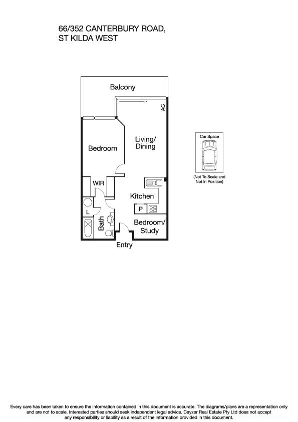 66/352 Canterbury Road, ST KILDA VIC 3182 - Floorplan