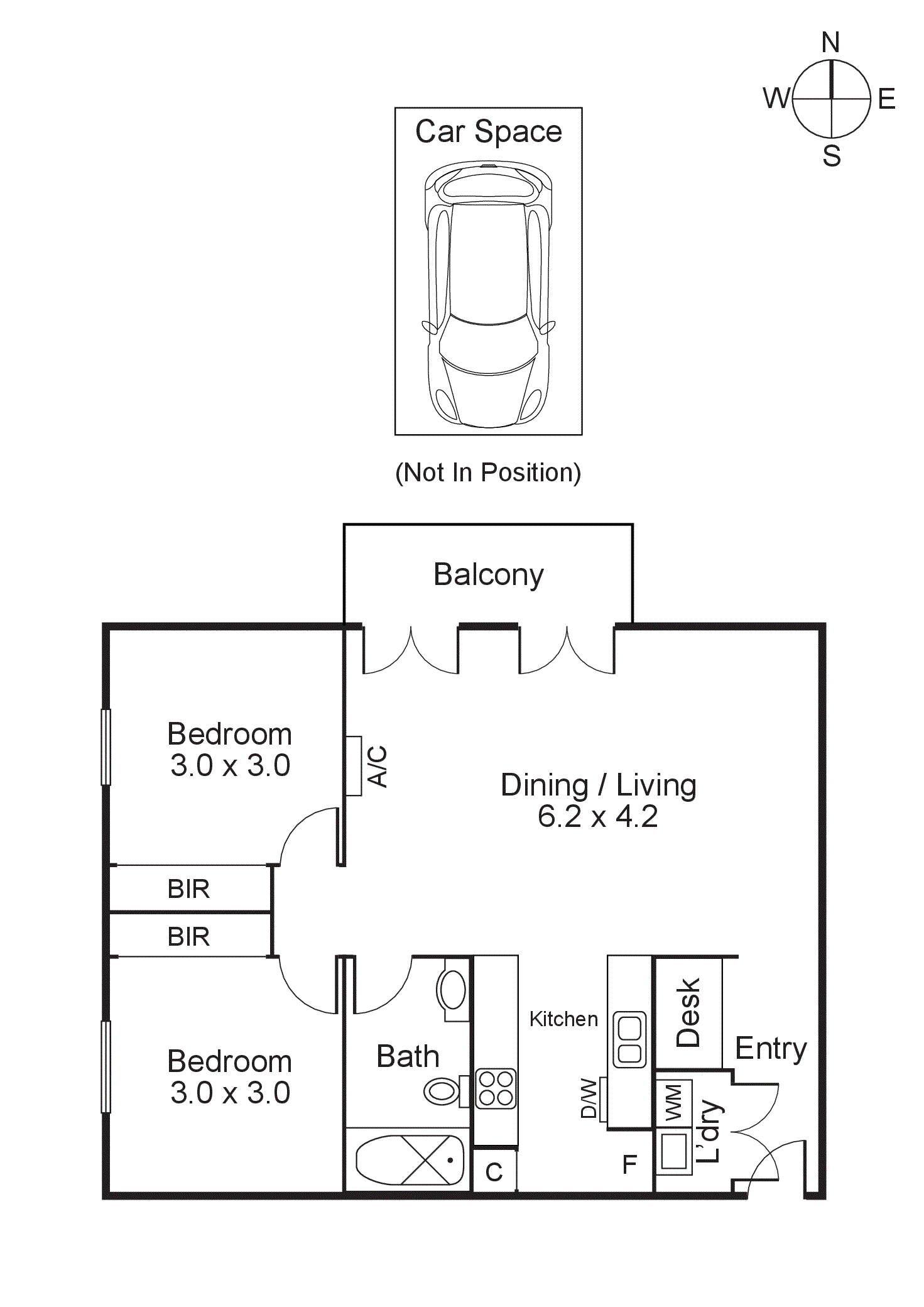6/646 Toorak Road, Toorak VIC 3142 - Floorplan
