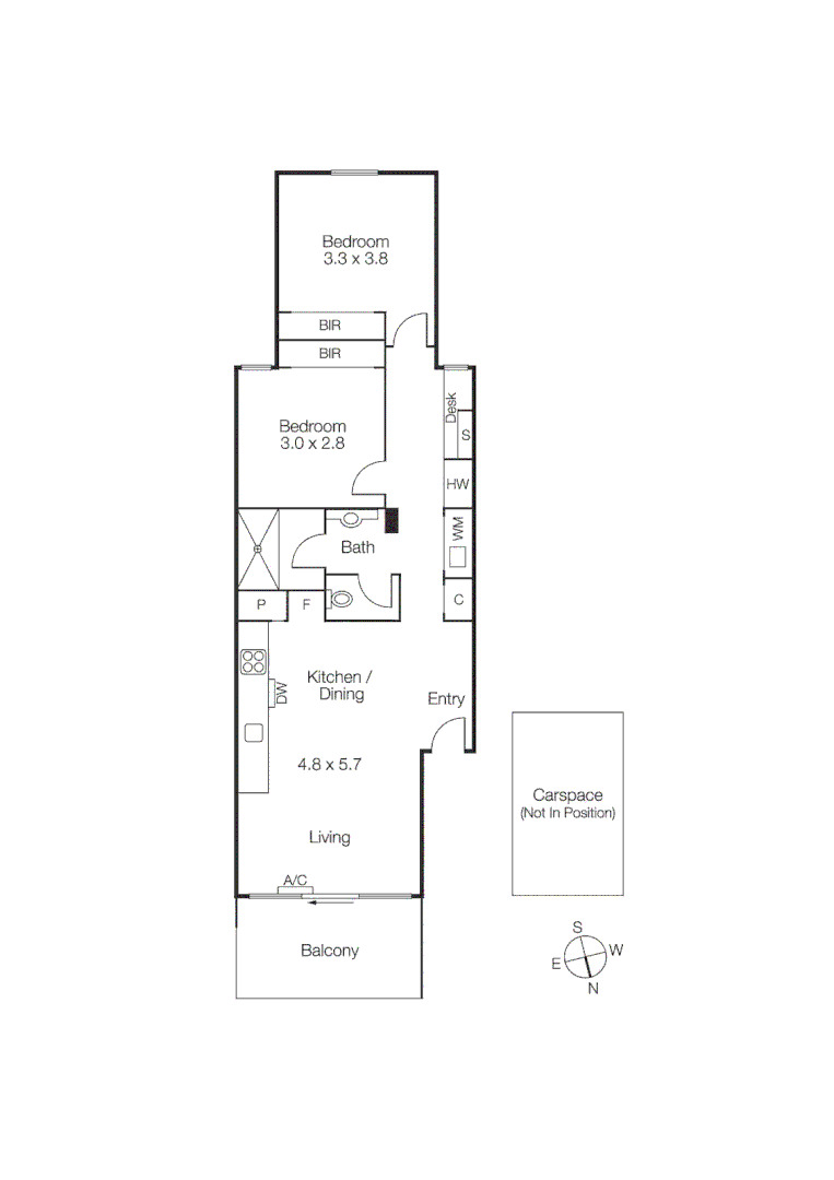 6/65 Westbury Street, St Kilda East VIC 3183 - Floorplan