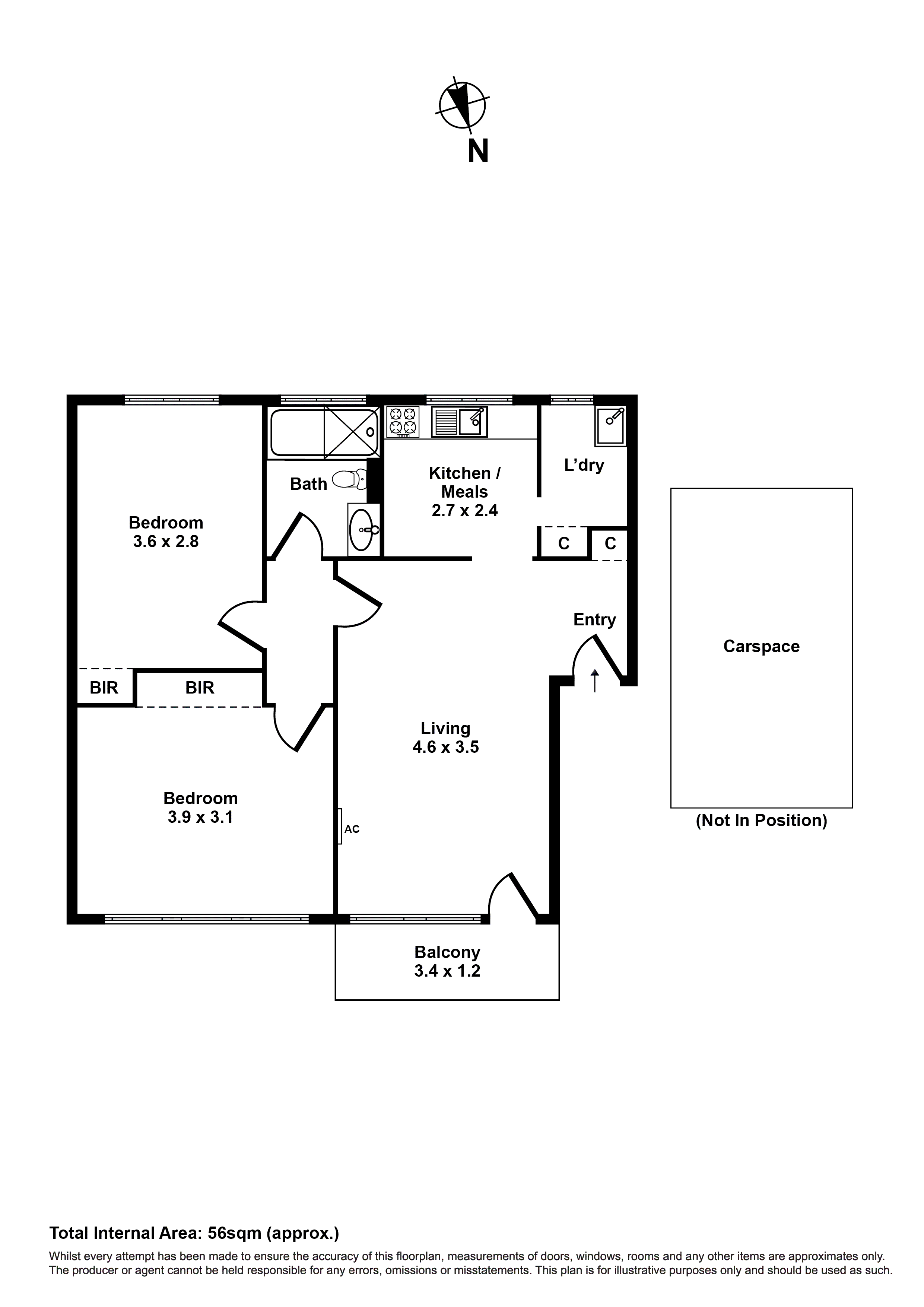 6/67 Ballarat Road, Footscray VIC 3011 - Floorplan