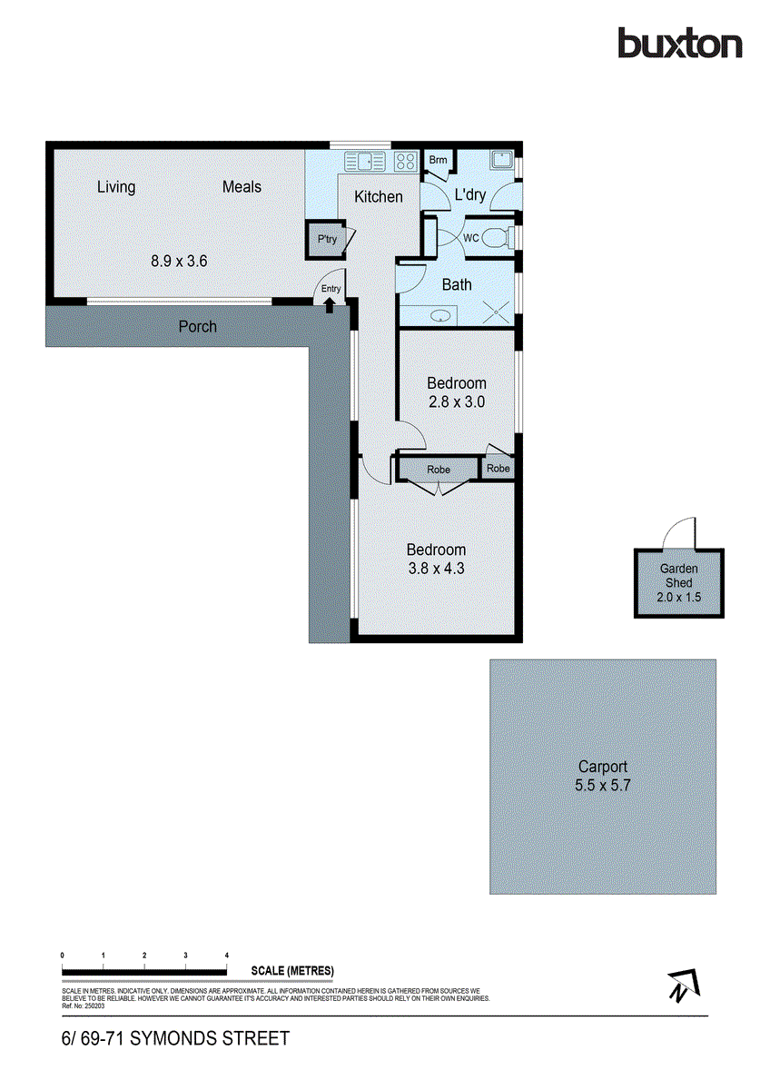 6/69-71 Symonds Street, Golden Square VIC 3555 - Floorplan