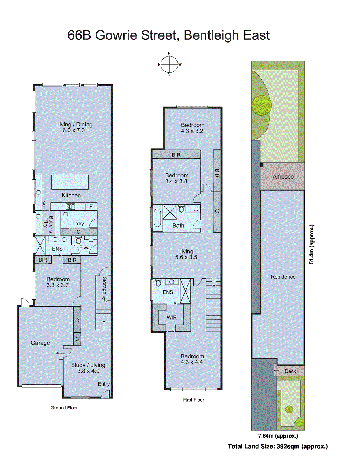 66b Gowrie Street, Bentleigh East VIC 3165 - Floorplan