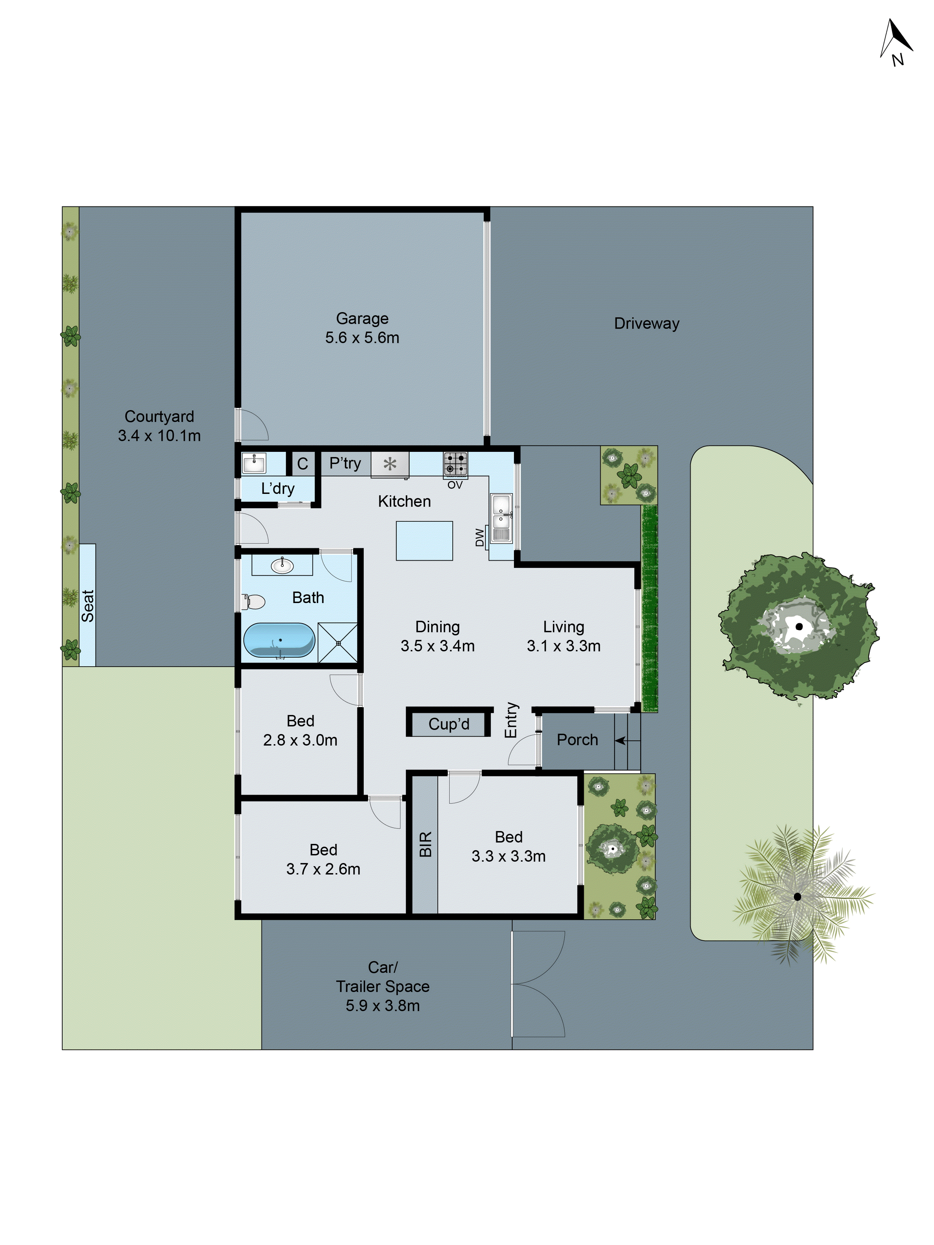 6/7 Crawford Road, Clarinda VIC 3169 - Floorplan