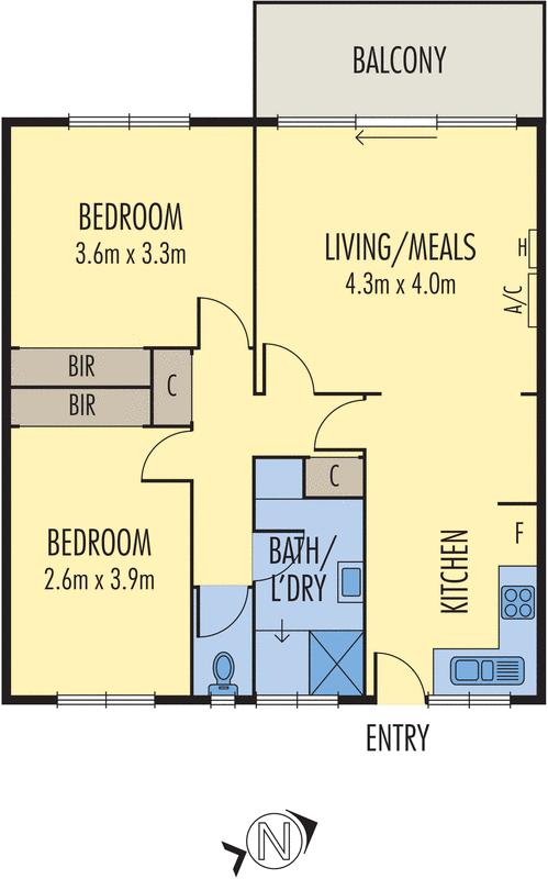 6/7 Guild Avenue, Noble Park VIC 3174 - Floorplan