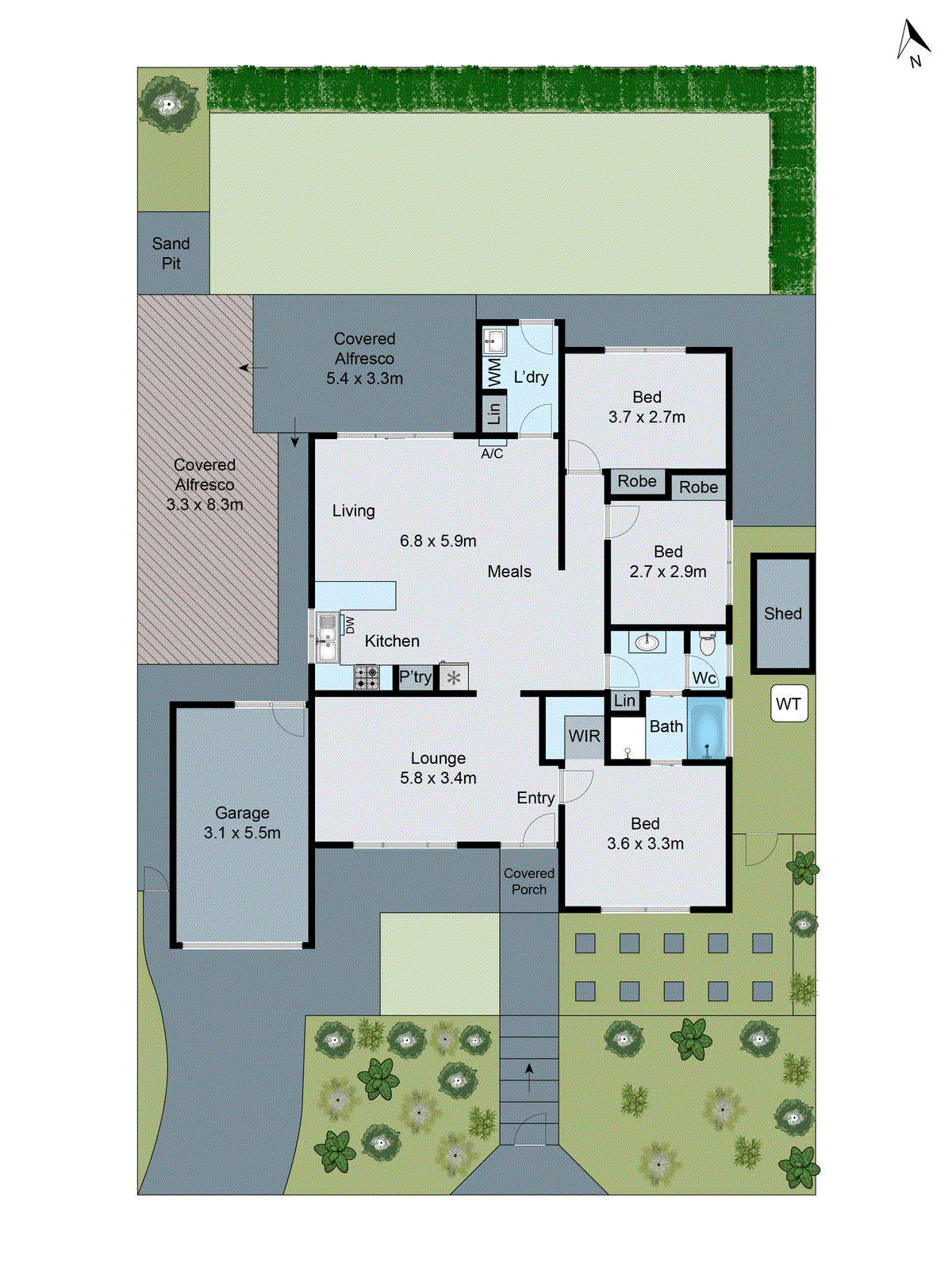 67 Monterey Drive, Waurn Ponds VIC 3216 - Floorplan
