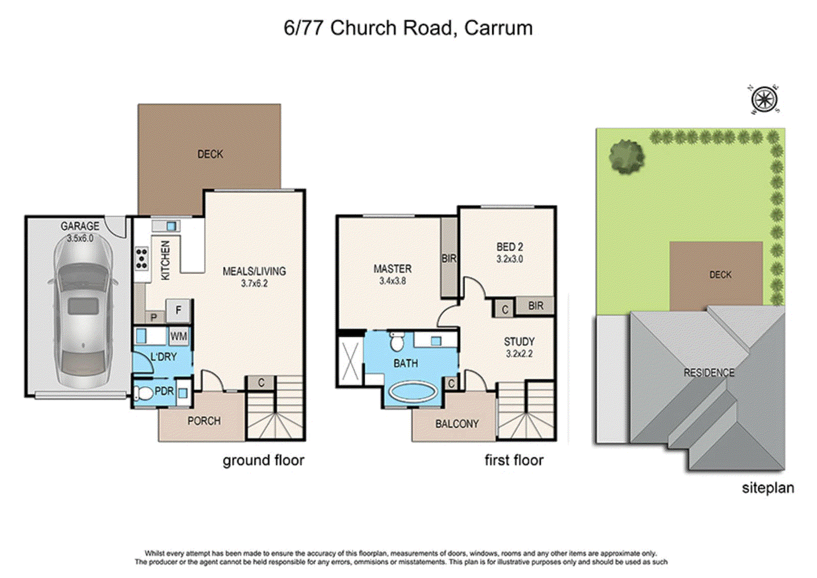 6/77 Church Road, Carrum VIC 3197 - Floorplan