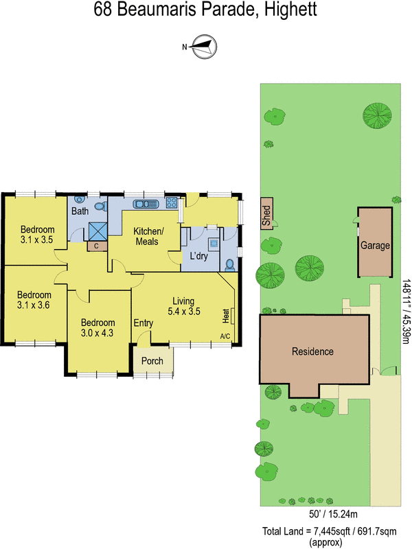 68 Beaumaris Parade, Highett VIC 3190 - Floorplan