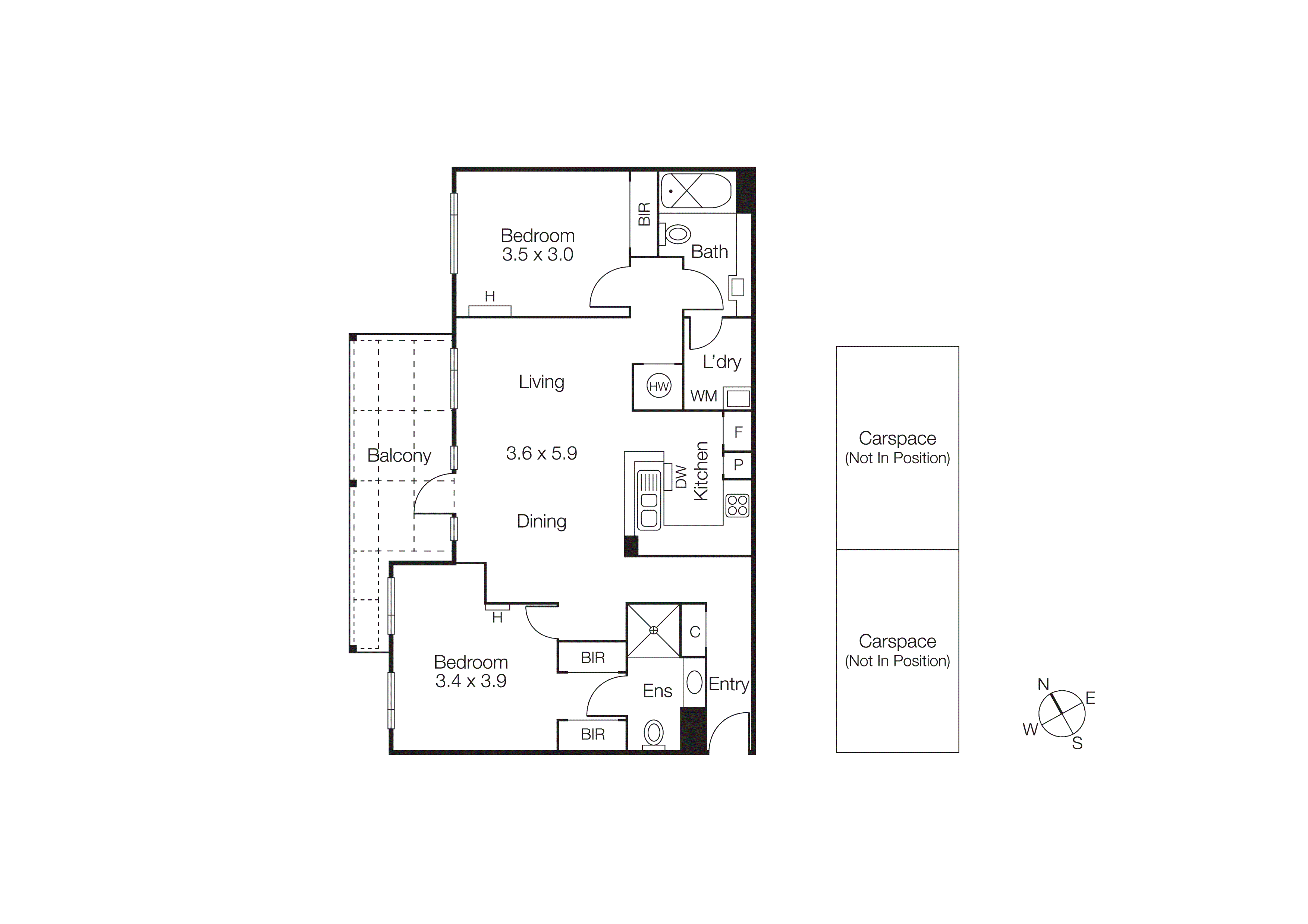6/81 Pickles Street, Port Melbourne VIC 3207 - Floorplan
