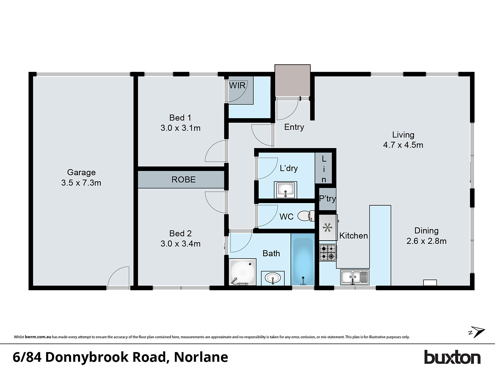 6/84 Donnybrook Road, Norlane VIC 3214 - Floorplan