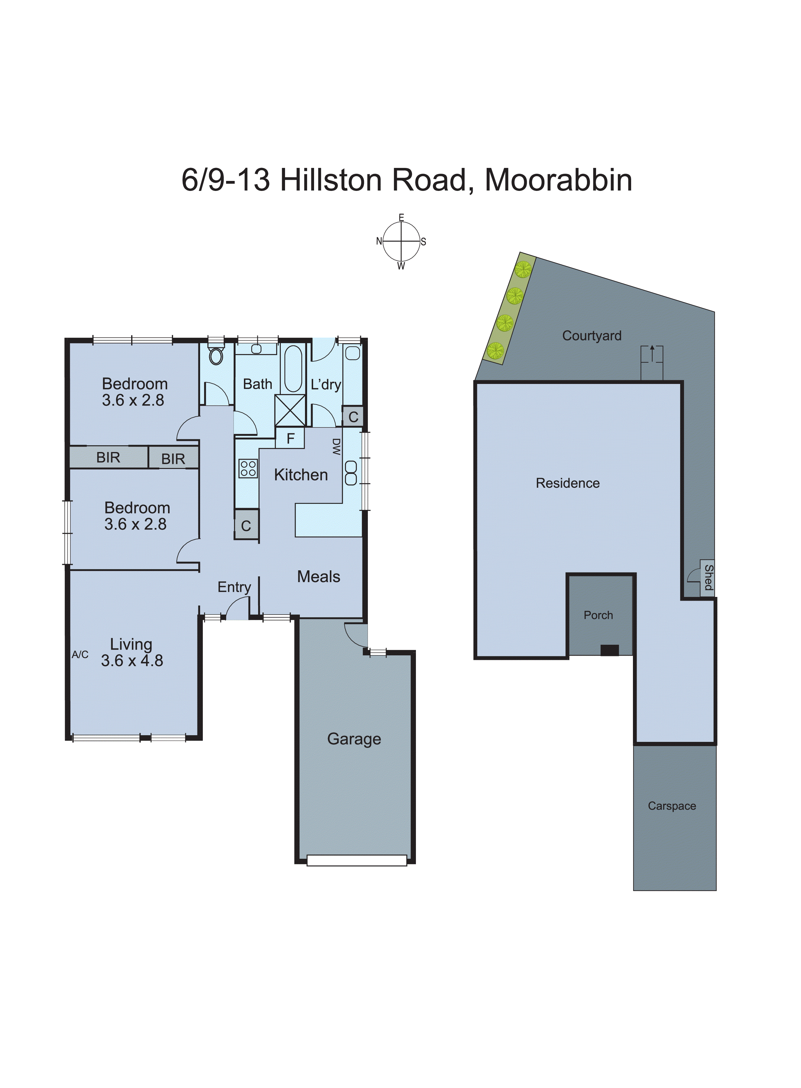 6/9-13 Hillston Road, Moorabbin VIC 3189 - Floorplan