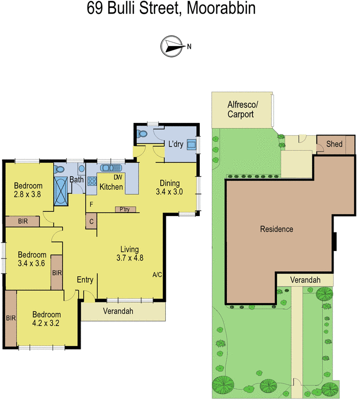 69 Bulli Street, Moorabbin VIC 3189 - Floorplan