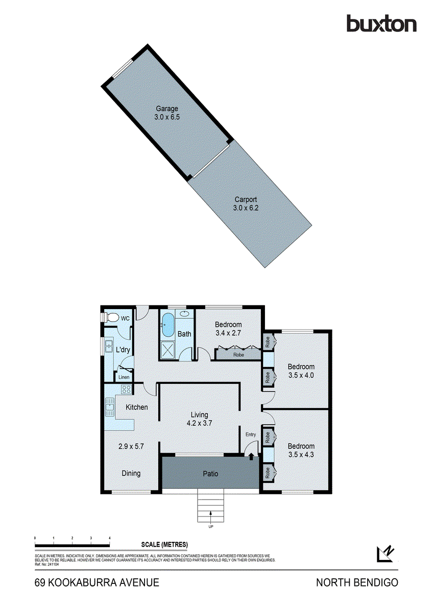 69 Kookaburra Avenue, North Bendigo VIC 3550 - Floorplan