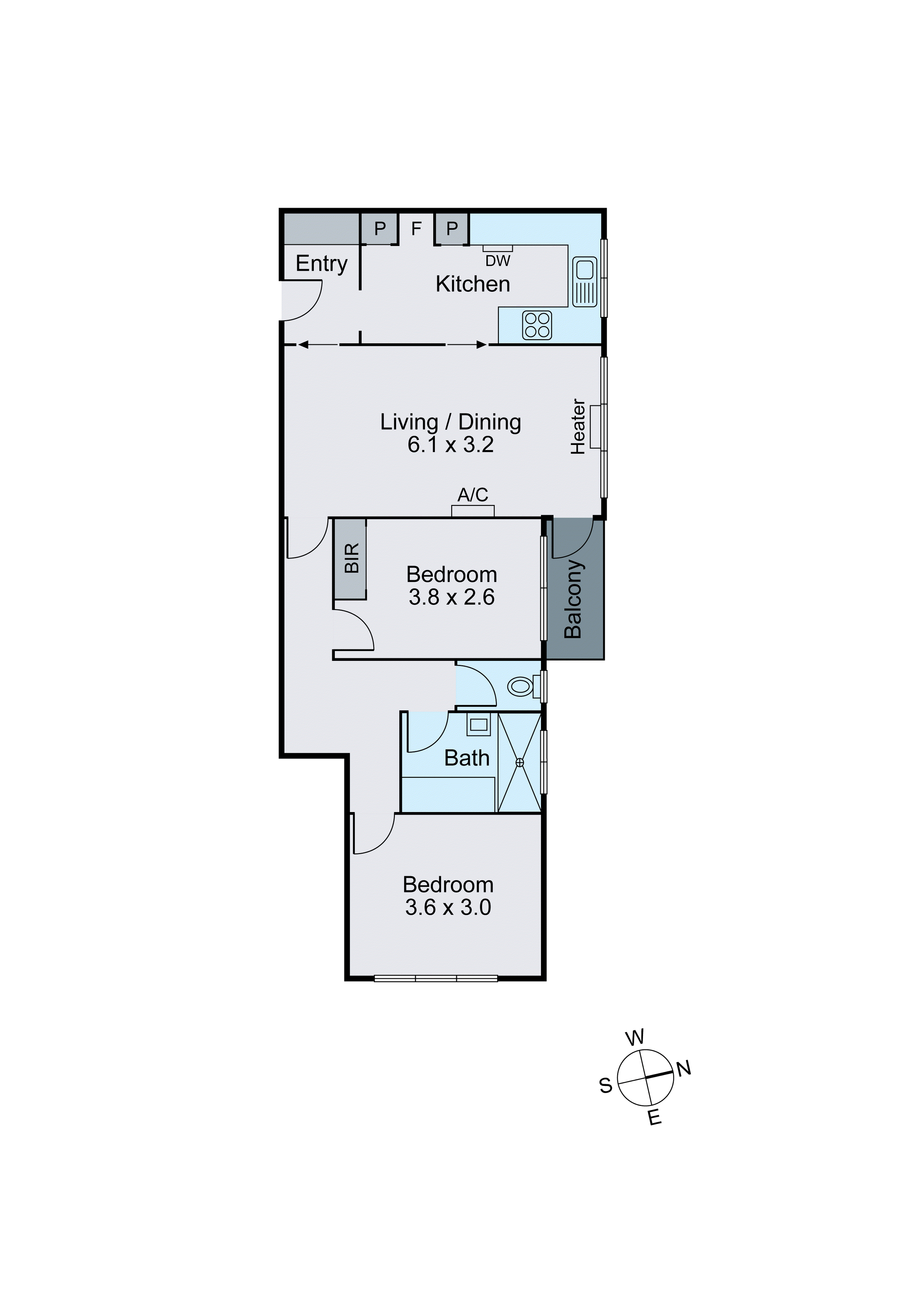 6/9 Osborne Avenue, Glen Iris VIC 3146 - Floorplan