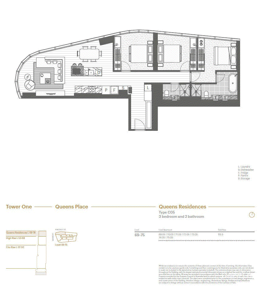 6905/370 Queen Street, Melbourne VIC 3000 - Floorplan