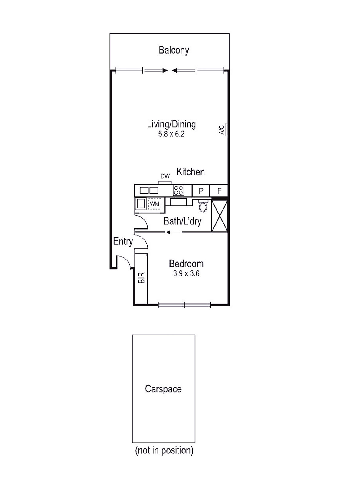 6/96 Bay Street, Port Melbourne VIC 3207 - Floorplan