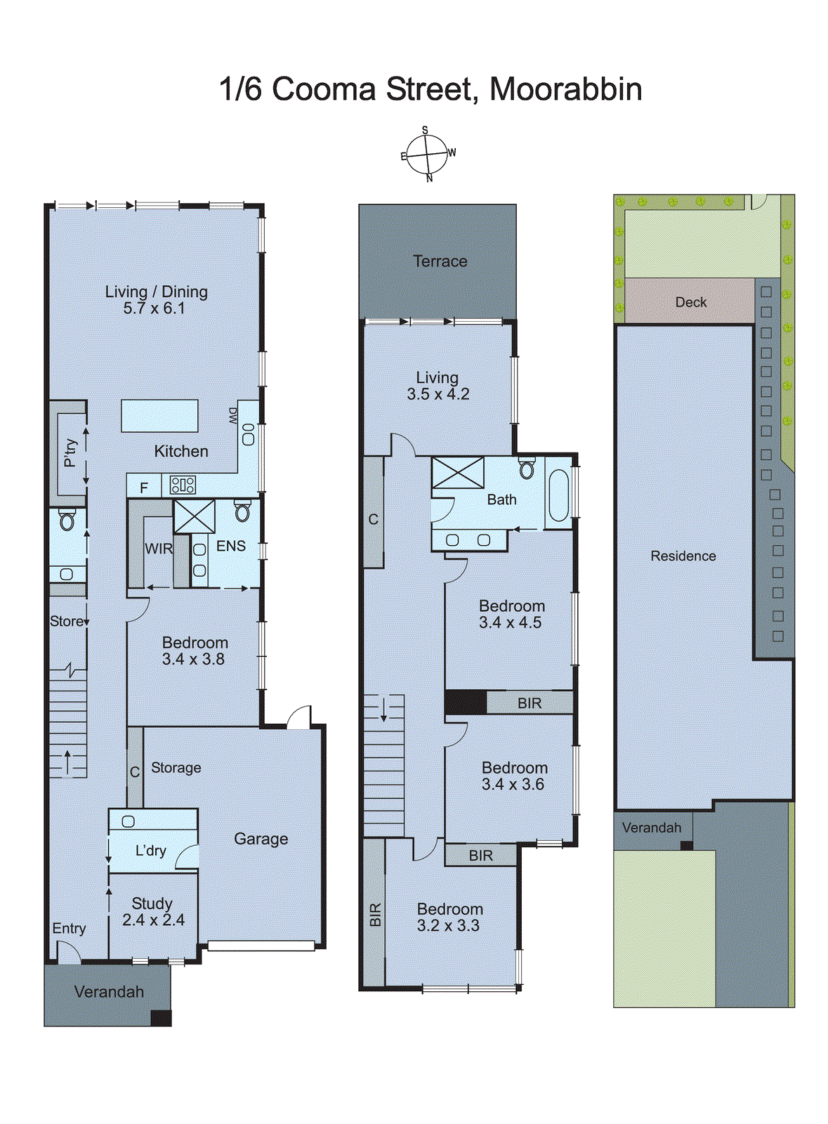 6A Cooma Street, Moorabbin VIC 3189 - Floorplan