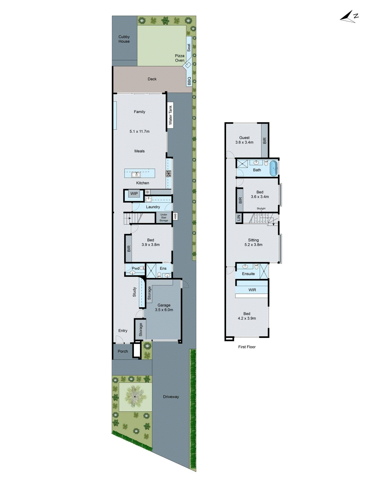 6A Daff Avenue, Hampton East VIC 3188 - Floorplan